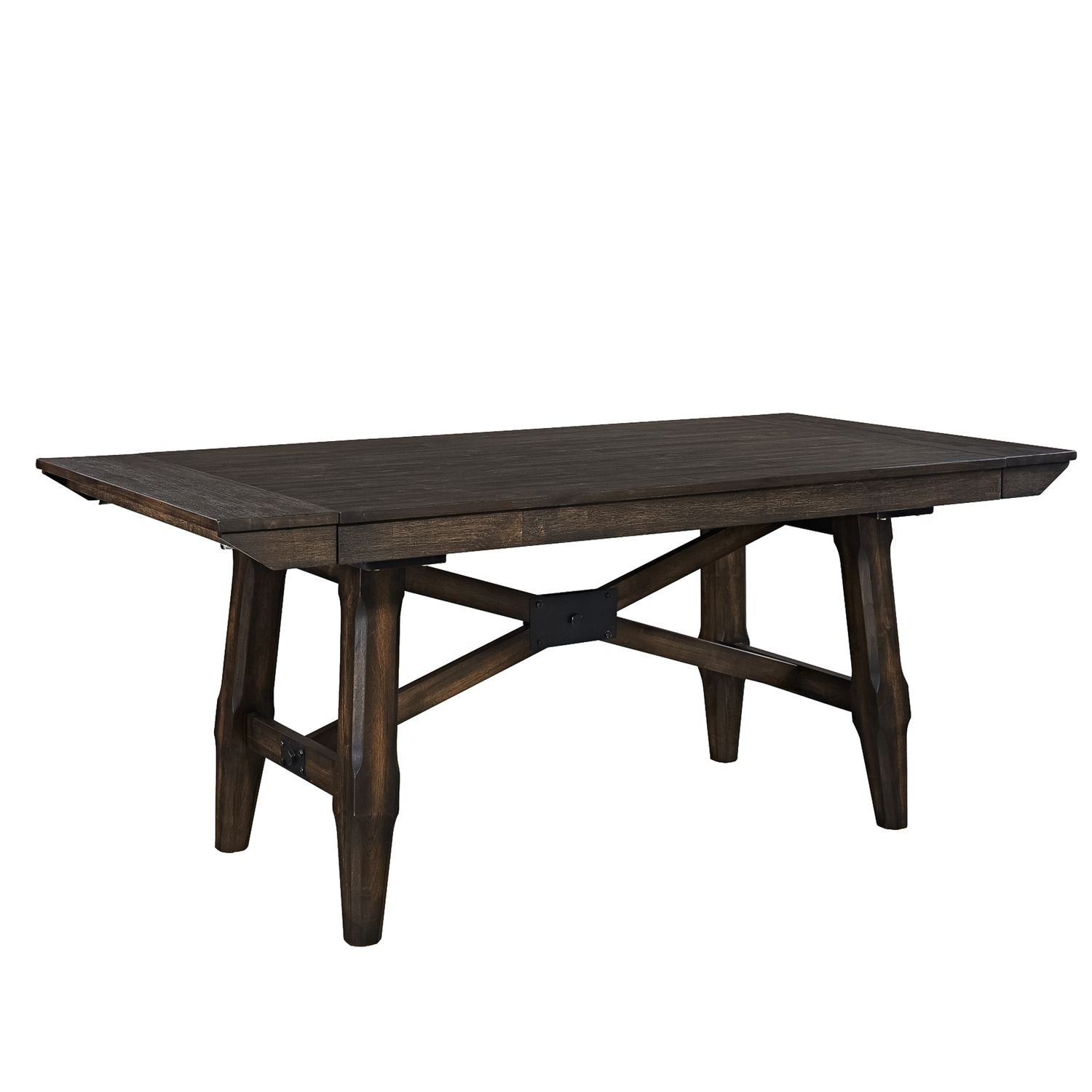 Double Bridge 7 Piece Trestle Table Set - Luxury Home Furniture (MI)