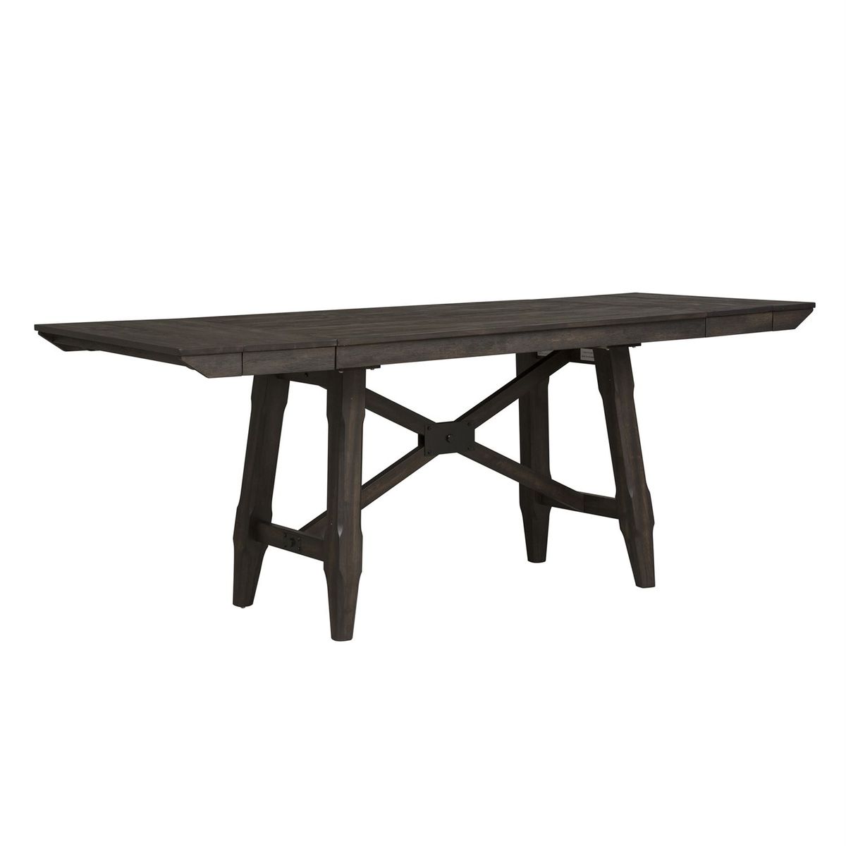 Liberty Furniture Double Bridge Gathering Table in Dark Chestnut - Luxury Home Furniture (MI)