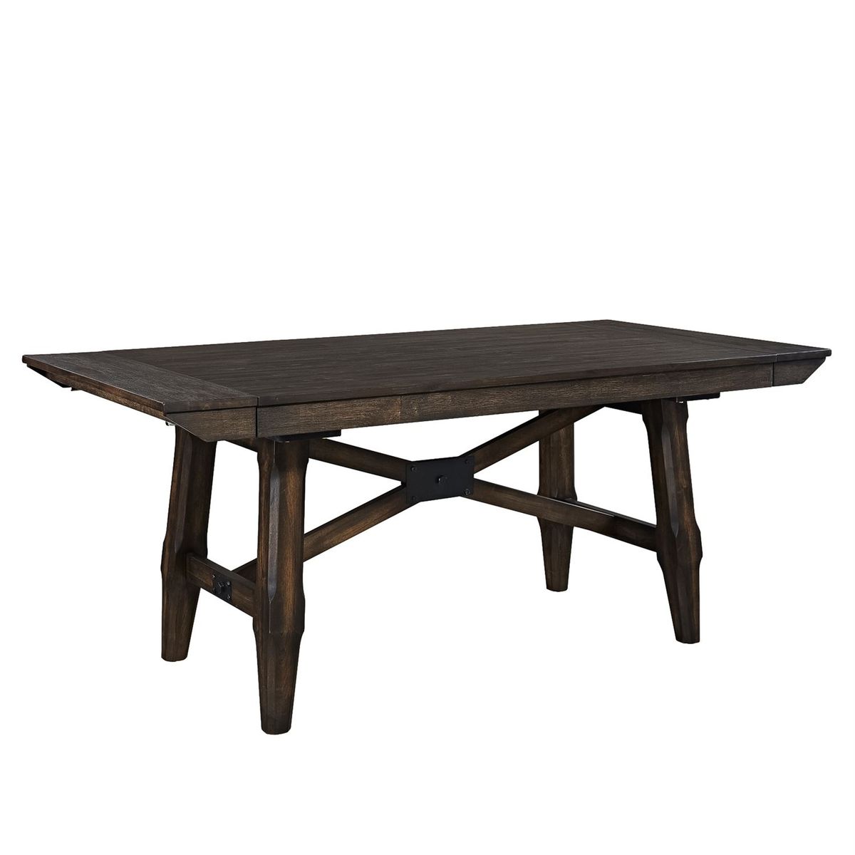 Liberty Furniture Double Bridge Trestle Table in Dark Chestnut - Luxury Home Furniture (MI)