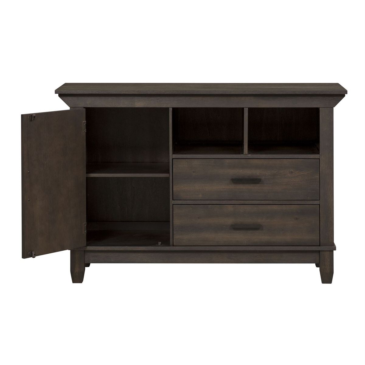 Liberty Furniture Double Bridge Sideboard in Dark Chestnut - Luxury Home Furniture (MI)
