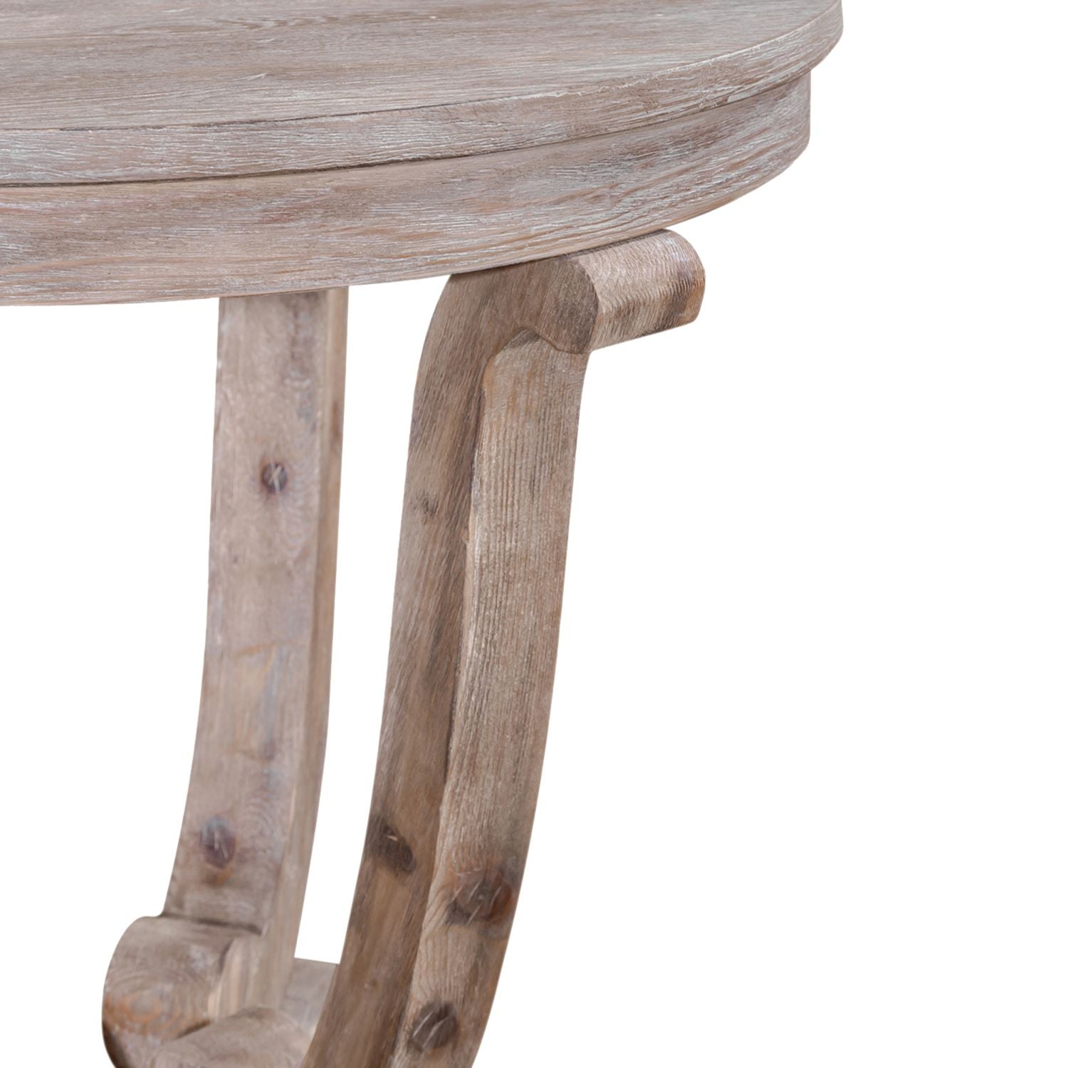 Greystone Mill End Table in Stone White - Luxury Home Furniture (MI)