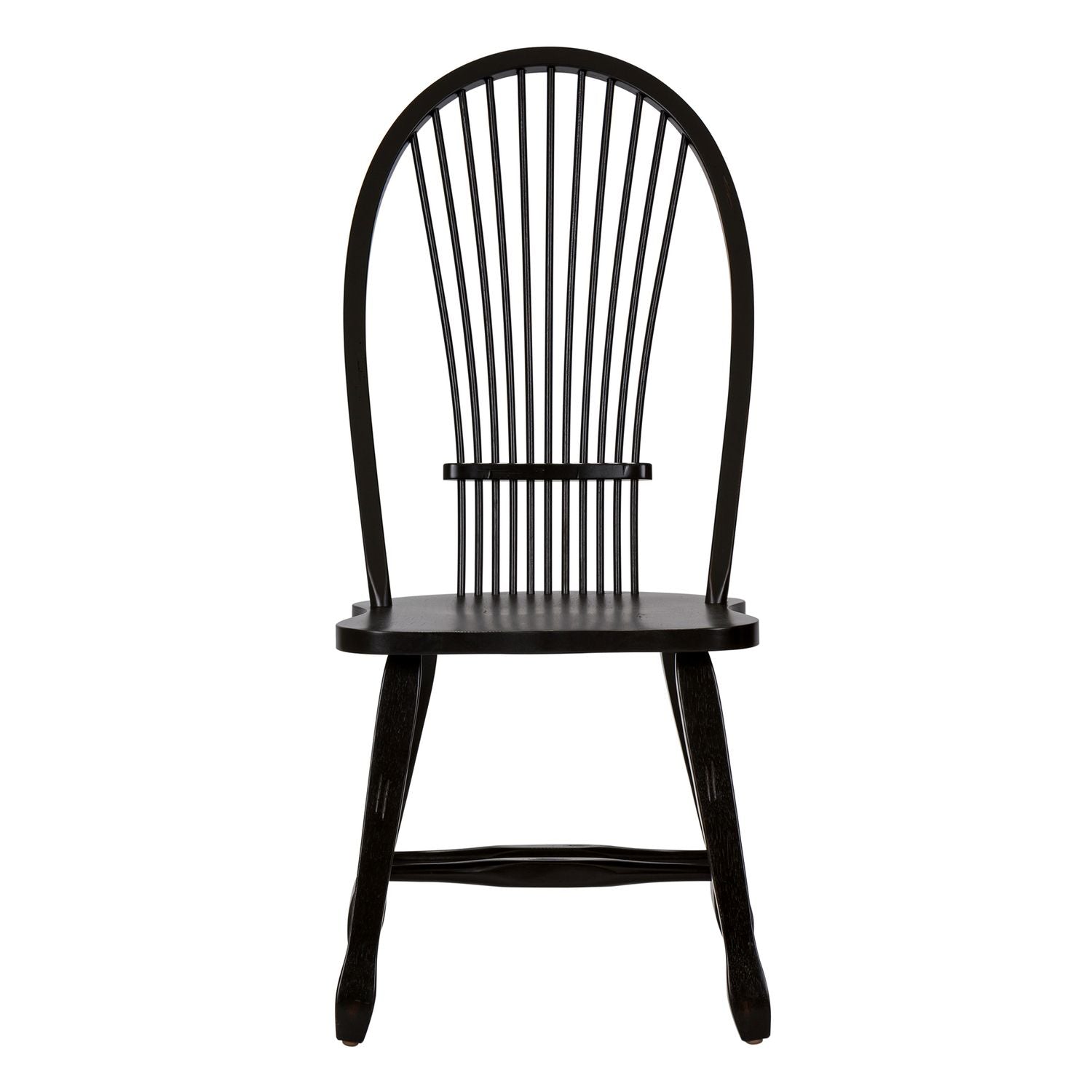 Treasures Sheaf Back Side Chair - Black image