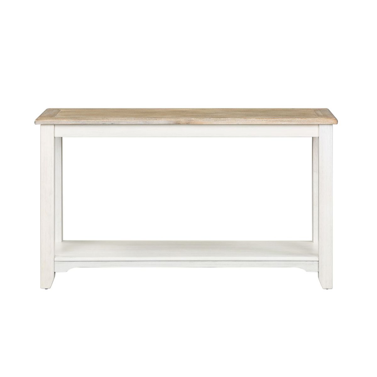 Liberty Furniture Summerville Sofa Table in Soft White Wash image