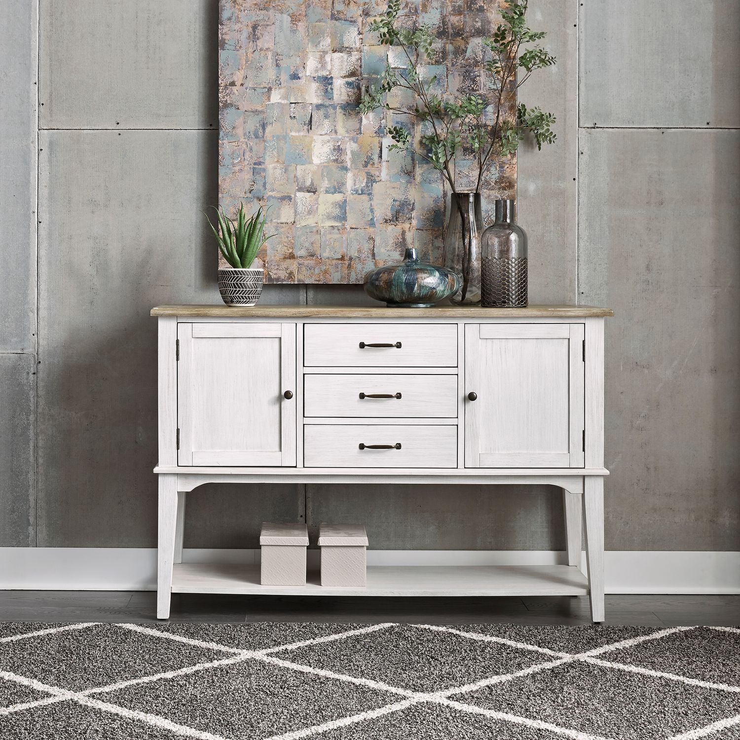 Summerville Server in White image