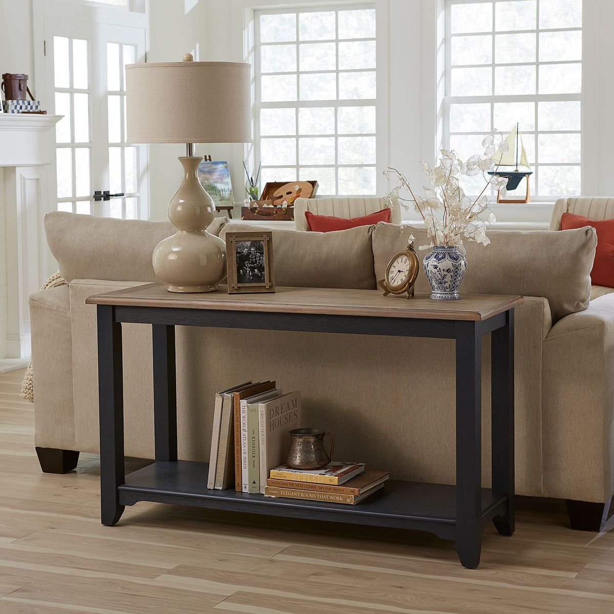 Liberty Furniture Summerville Sofa Table in Navy - Luxury Home Furniture (MI)