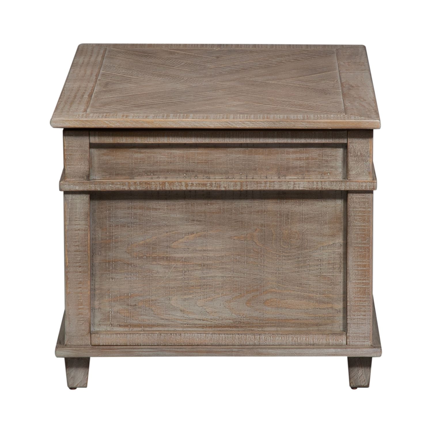 Parkland Falls Storage Trunk in Weathered Taupe - Luxury Home Furniture (MI)