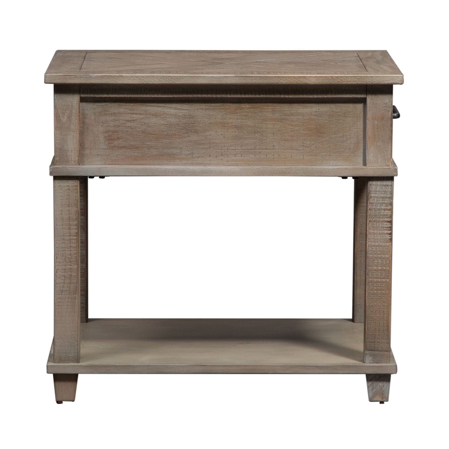 Parkland Falls Rectangular End Table in Weathered Taupe - Luxury Home Furniture (MI)