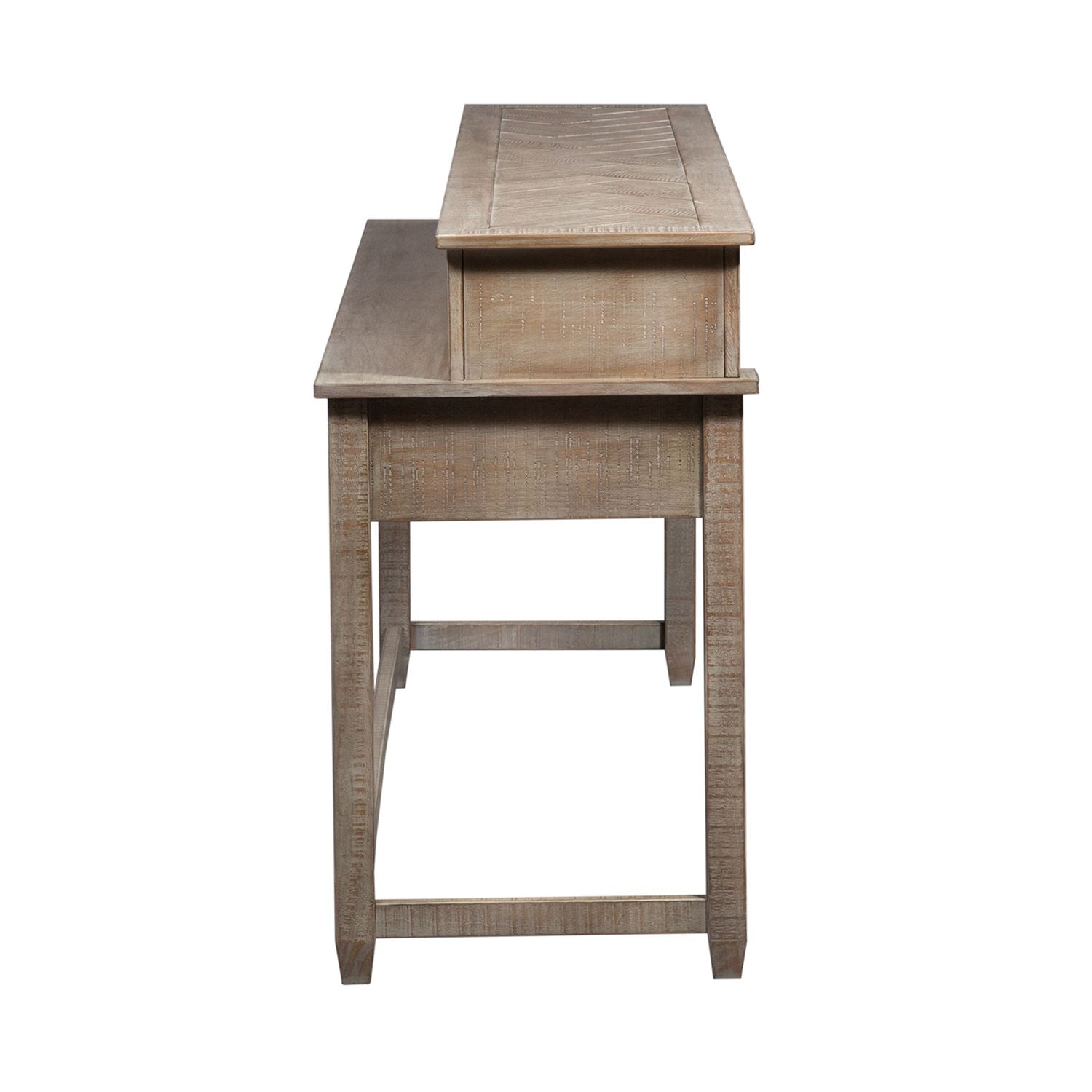 Parkland Falls Console Bar Table in Weathered Taupe - Luxury Home Furniture (MI)