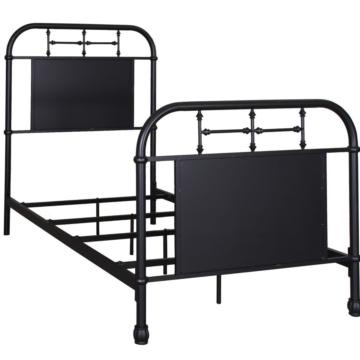 Liberty Furniture Vintage Series Full Metal Bed in Black - Luxury Home Furniture (MI)