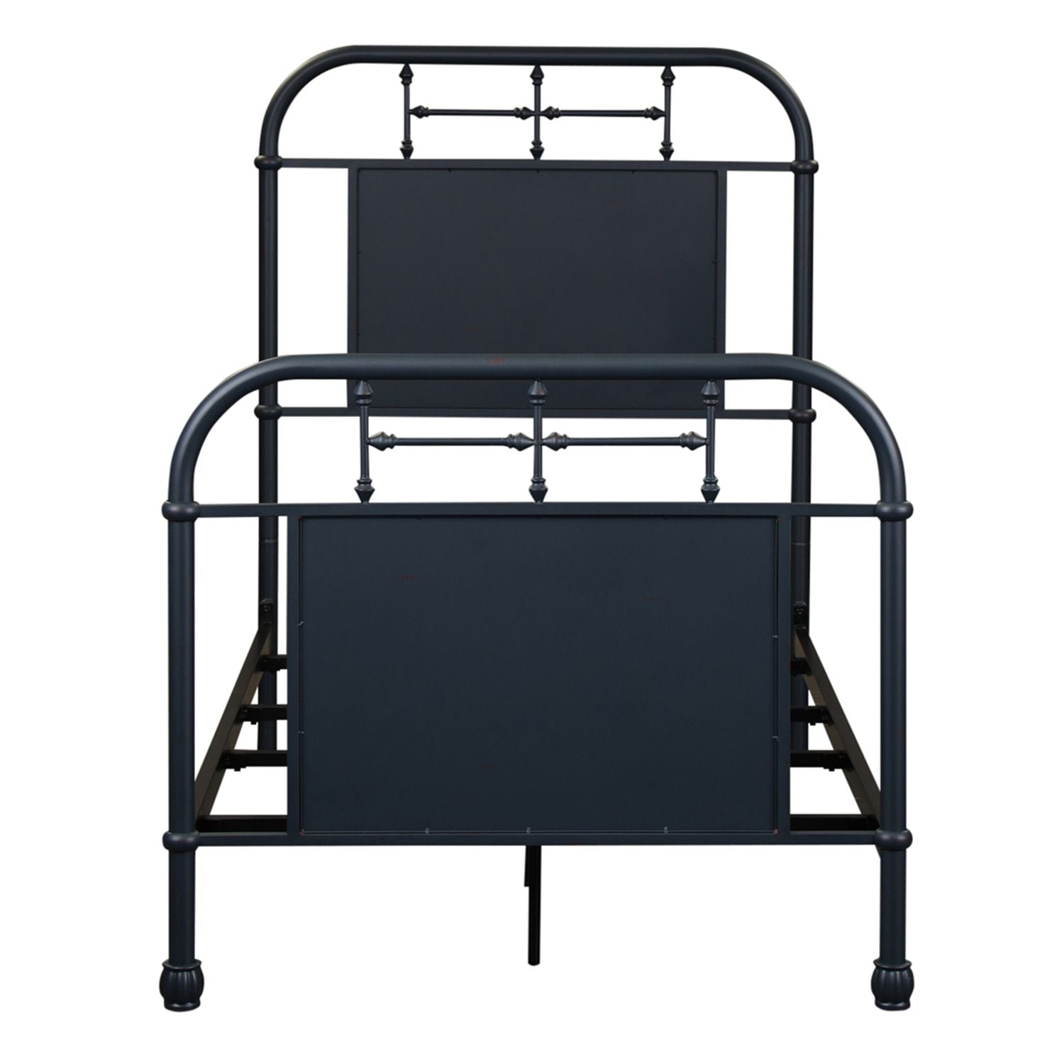 Vintage Series Twin Metal Bed in Navy