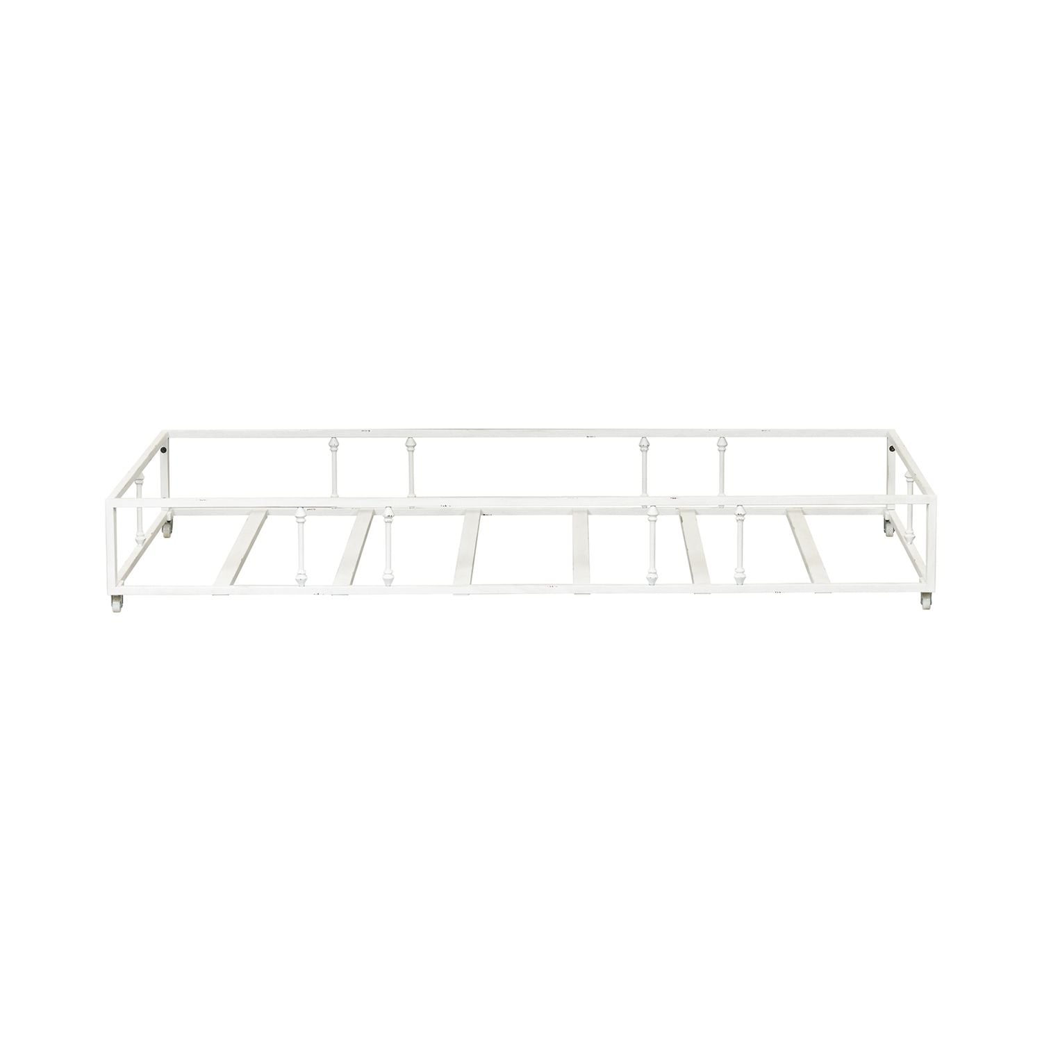 Vintage Series Twin Metal Trundle in Antique White - Luxury Home Furniture (MI)