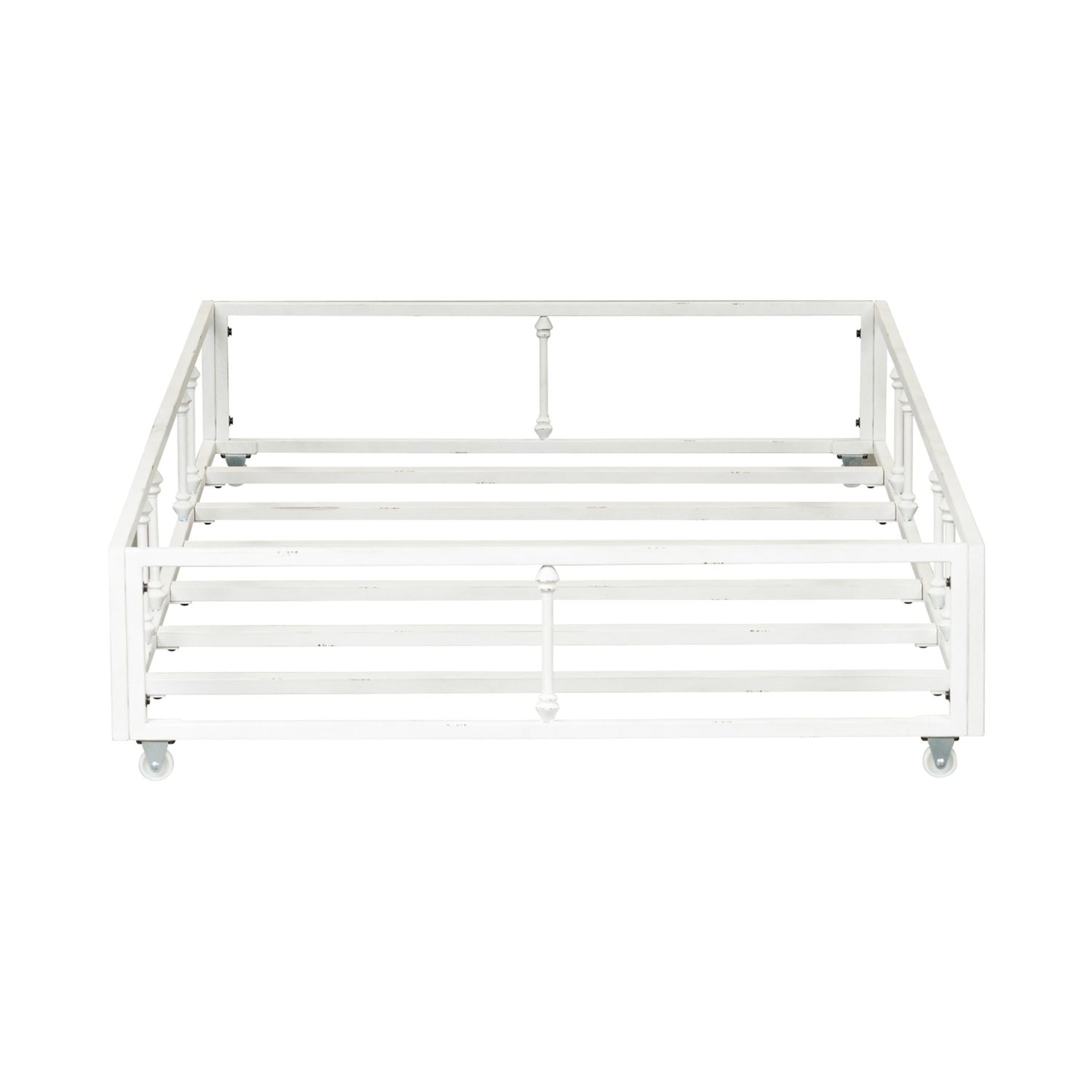 Vintage Series Twin Metal Trundle in Antique White - Luxury Home Furniture (MI)