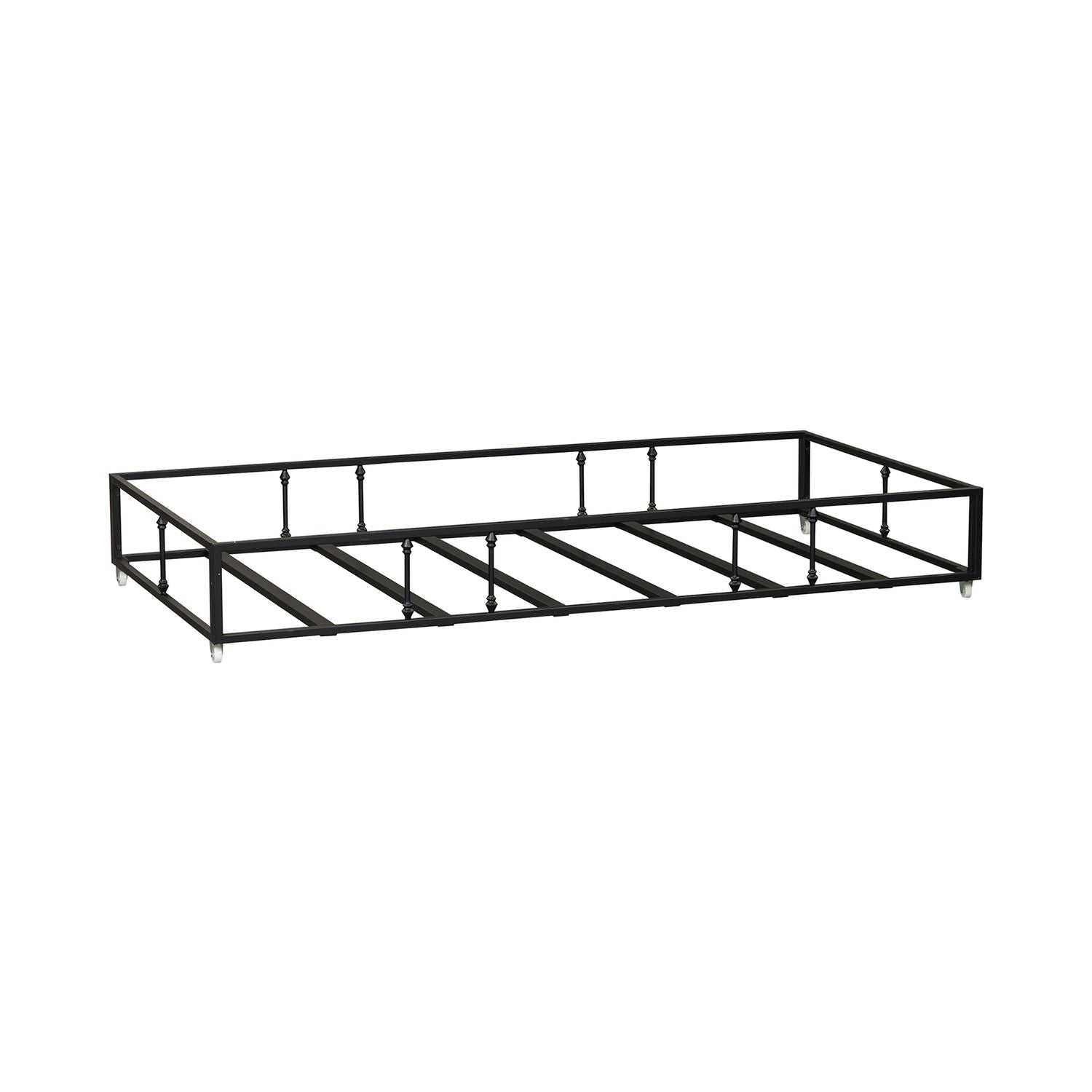 Vintage Series Twin Metal Trundle in Black - Luxury Home Furniture (MI)