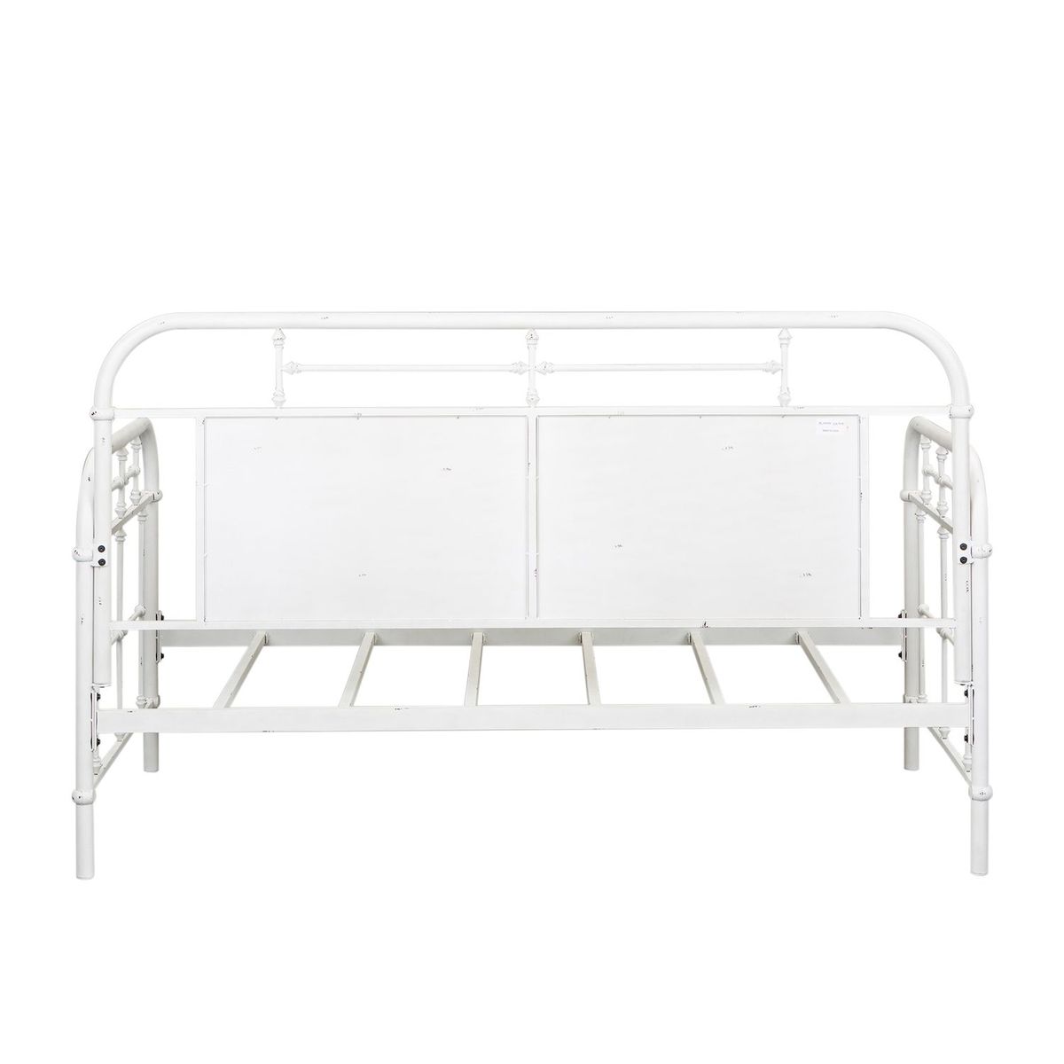 Liberty Furniture Vintage Series Twin Metal Bed in Antique White - Luxury Home Furniture (MI)