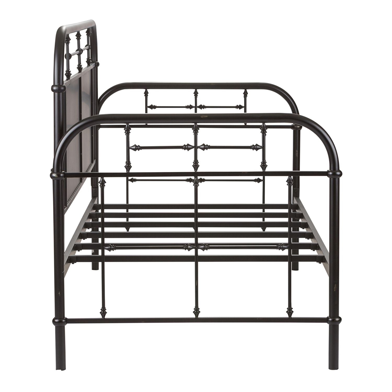 Vintage Series Twin Metal Bed in Black - Luxury Home Furniture (MI)