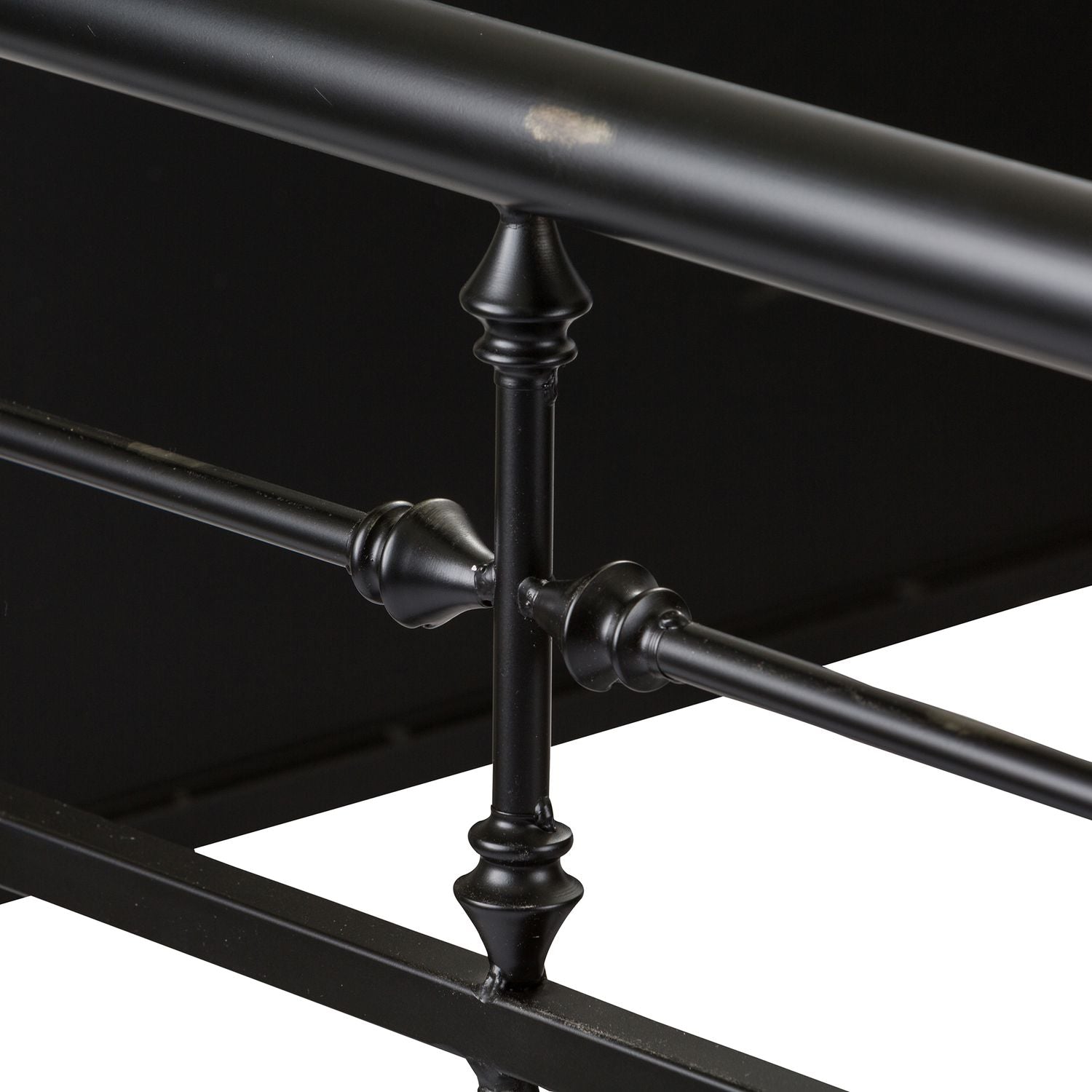 Vintage Series Twin Metal Bed in Black - Luxury Home Furniture (MI)