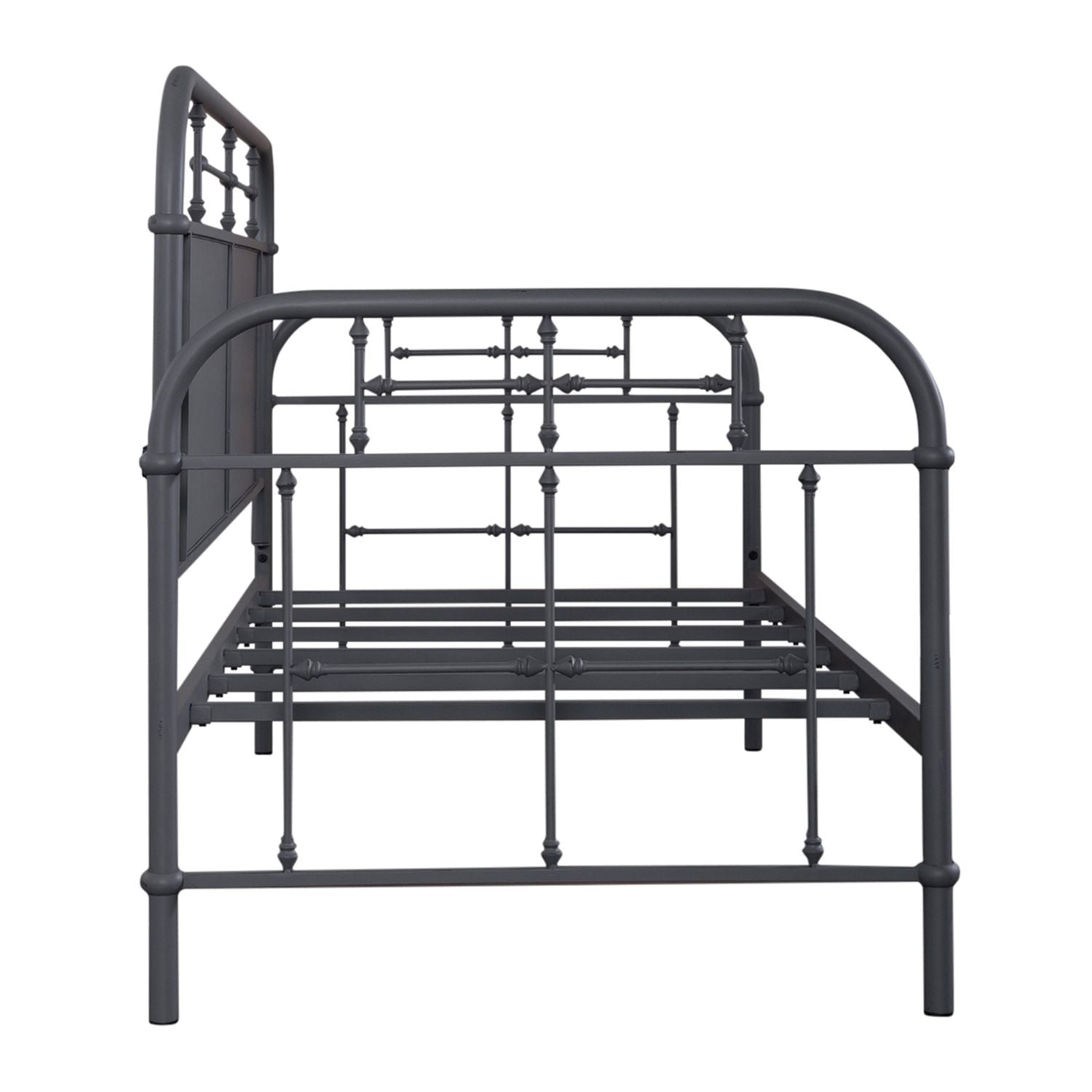 Vintage Series Twin Metal Bed in Navy - Luxury Home Furniture (MI)