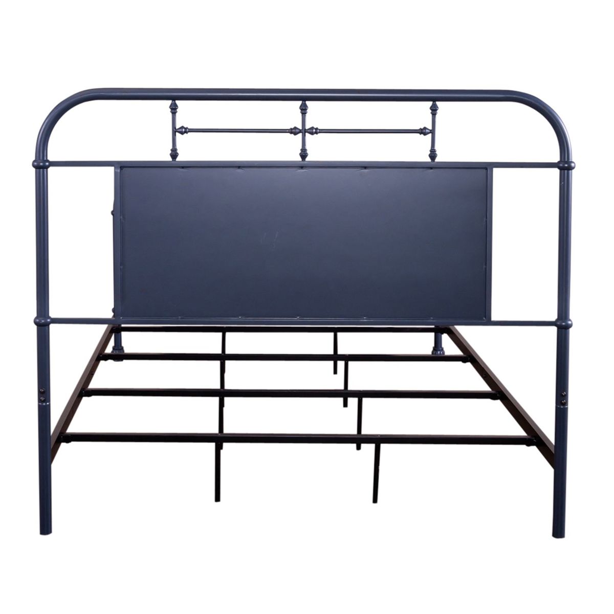 Liberty Furniture Vintage Series Queen Metal Bed in Navy - Luxury Home Furniture (MI)
