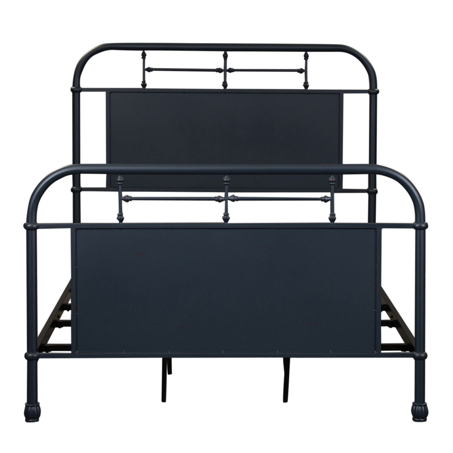 Vintage Series Full Metal Bed in Navy - Luxury Home Furniture (MI)