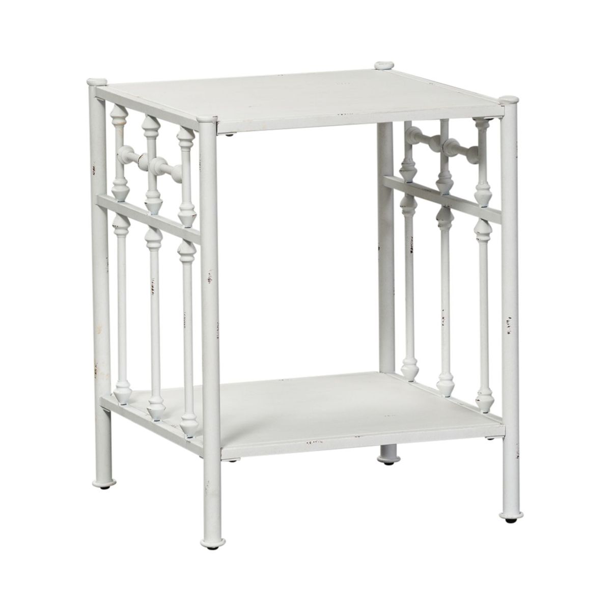 Liberty Furniture Vintage Series Open Nightstand in Antique White image