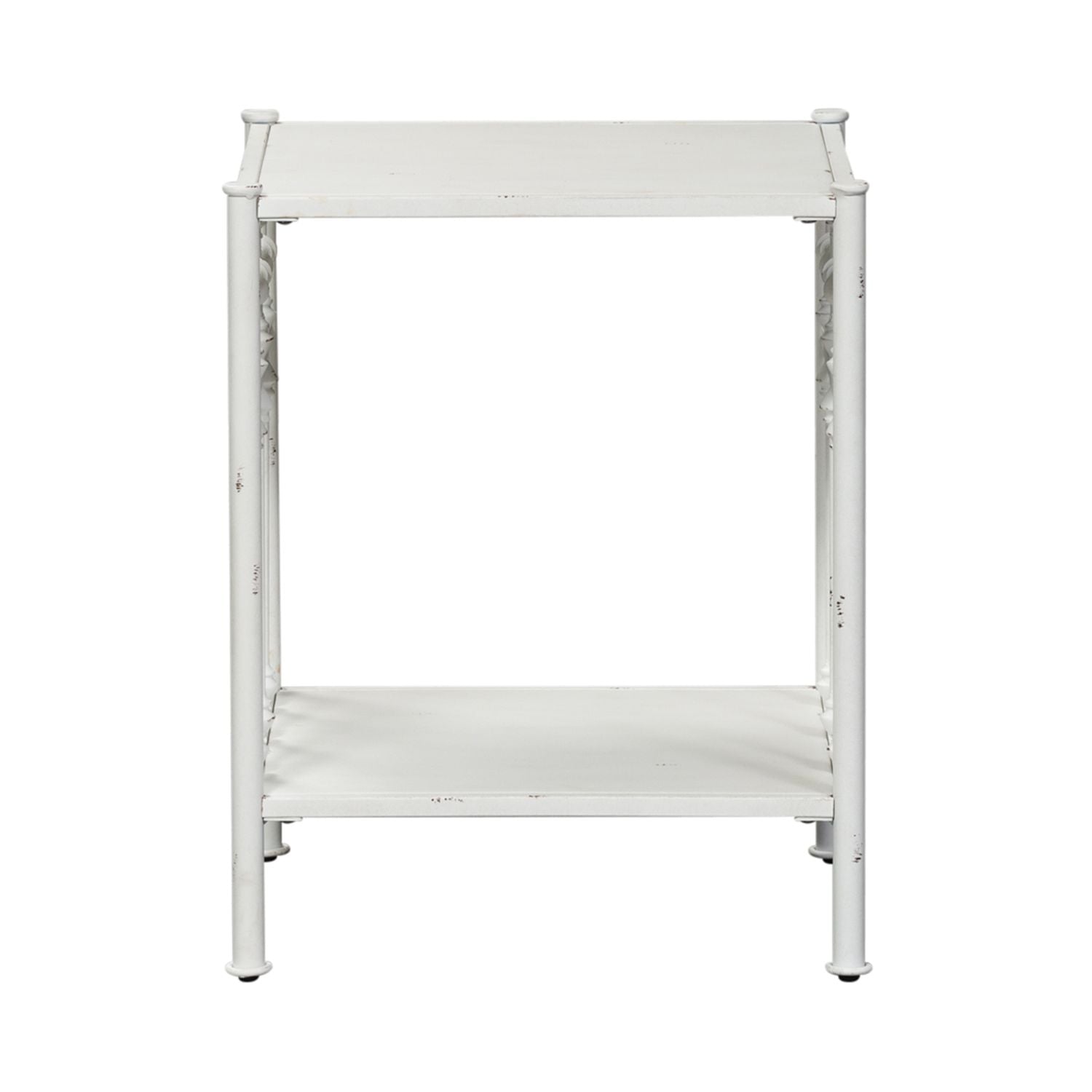Vintage Series Open Nightstand in Antique White - Luxury Home Furniture (MI)
