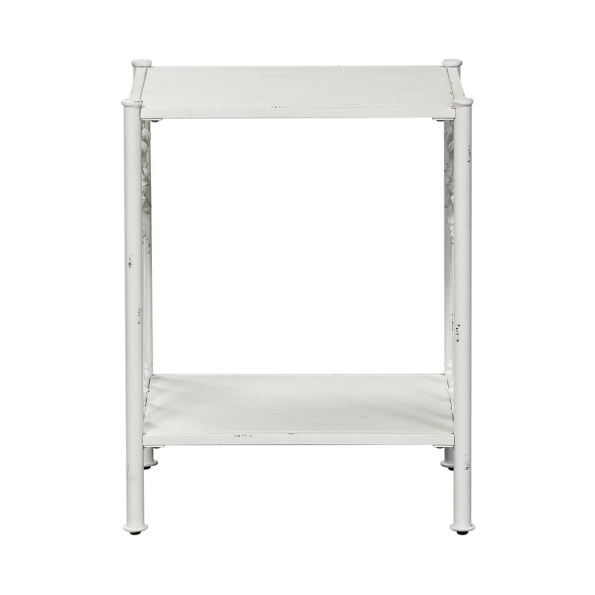 Liberty Furniture Vintage Series Open Nightstand in Antique White