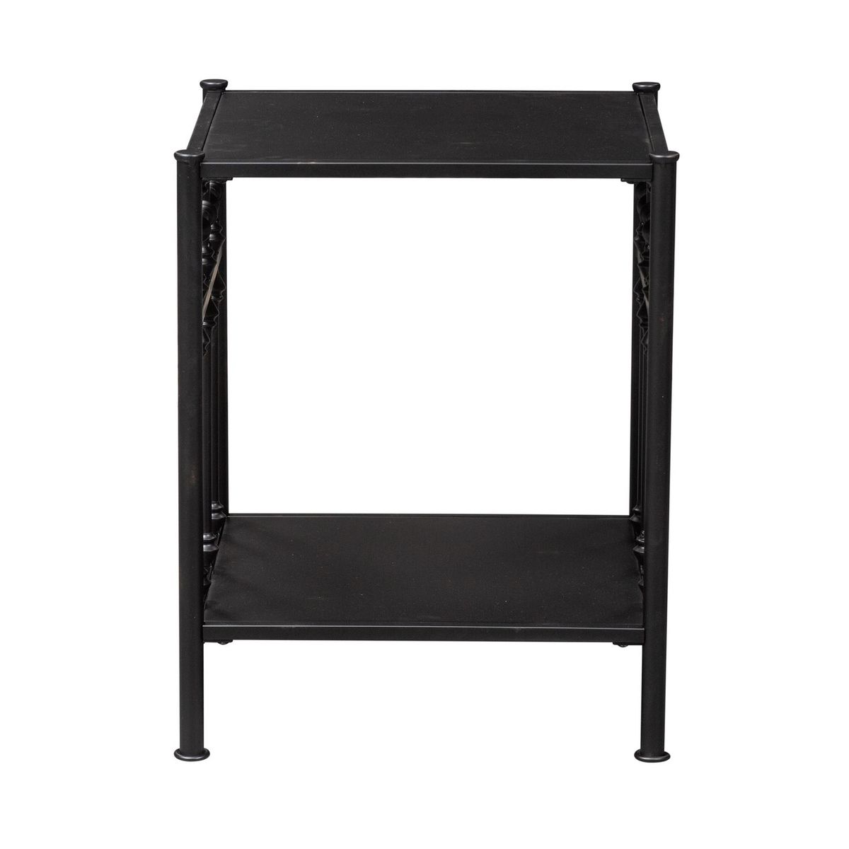 Liberty Furniture Vintage Series Open Nightstand in Black - Luxury Home Furniture (MI)