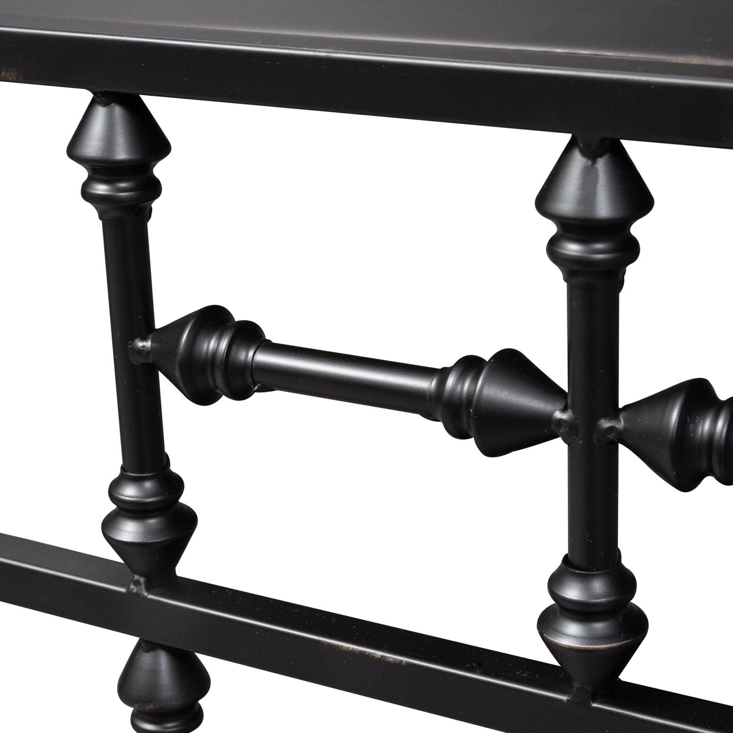 Vintage Series Open Nightstand in Black - Luxury Home Furniture (MI)