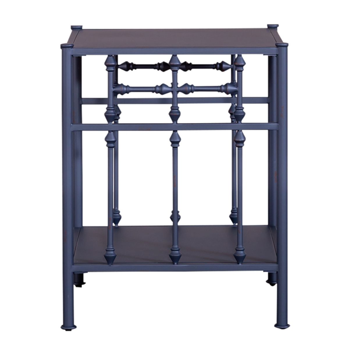 Liberty Furniture Vintage Series Open Nightstand in Navy - Luxury Home Furniture (MI)