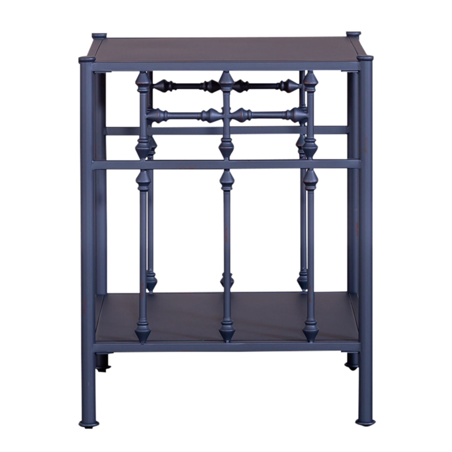 Vintage Series Open Nightstand in Navy - Luxury Home Furniture (MI)