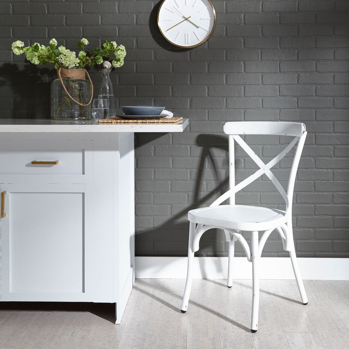 Liberty Furniture Vintage Series X Back Side Chair in Antique White (Set of 2) - Luxury Home Furniture (MI)