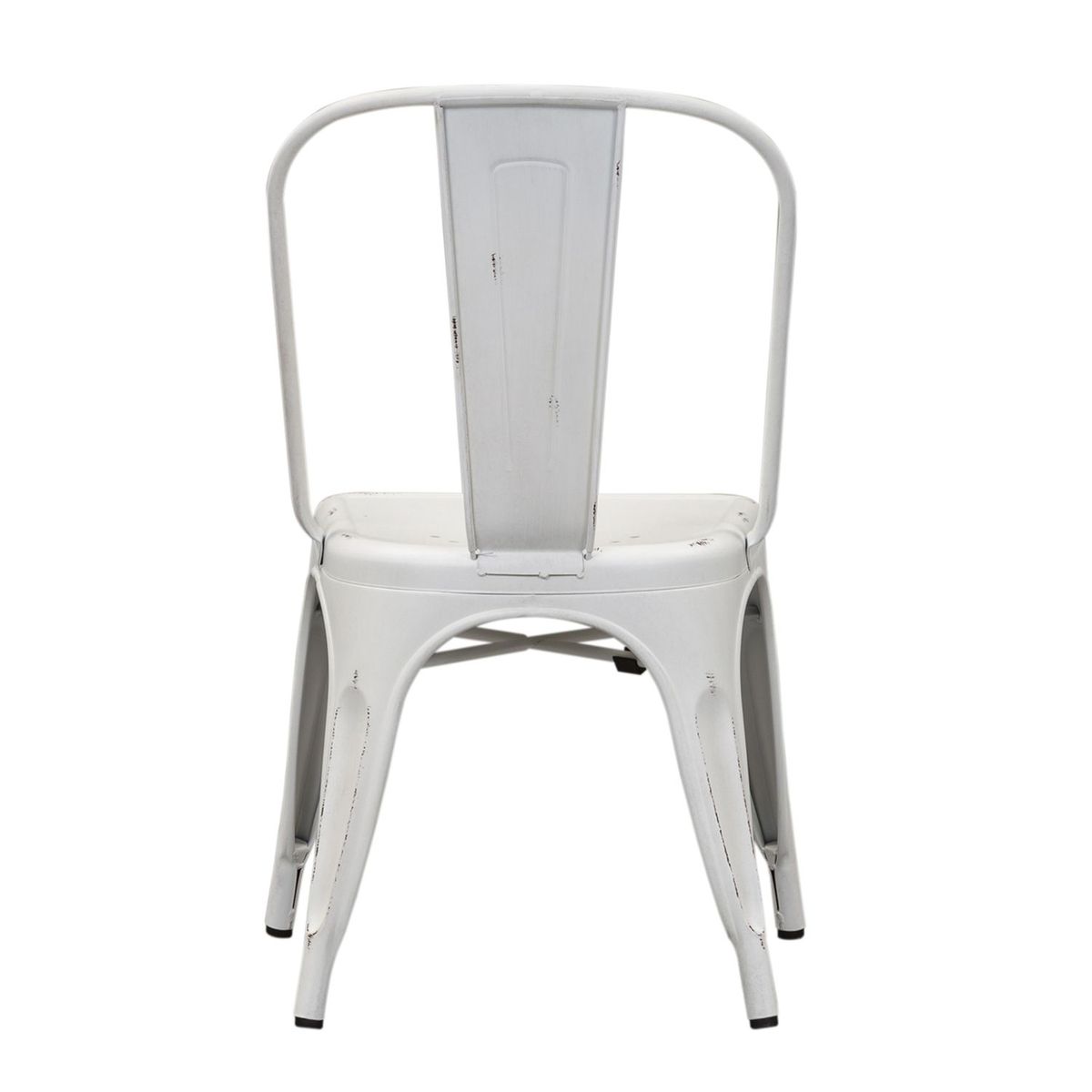 Liberty Furniture Vintage Series Bow Back Side Chair in Antique White (Set of 2) - Luxury Home Furniture (MI)