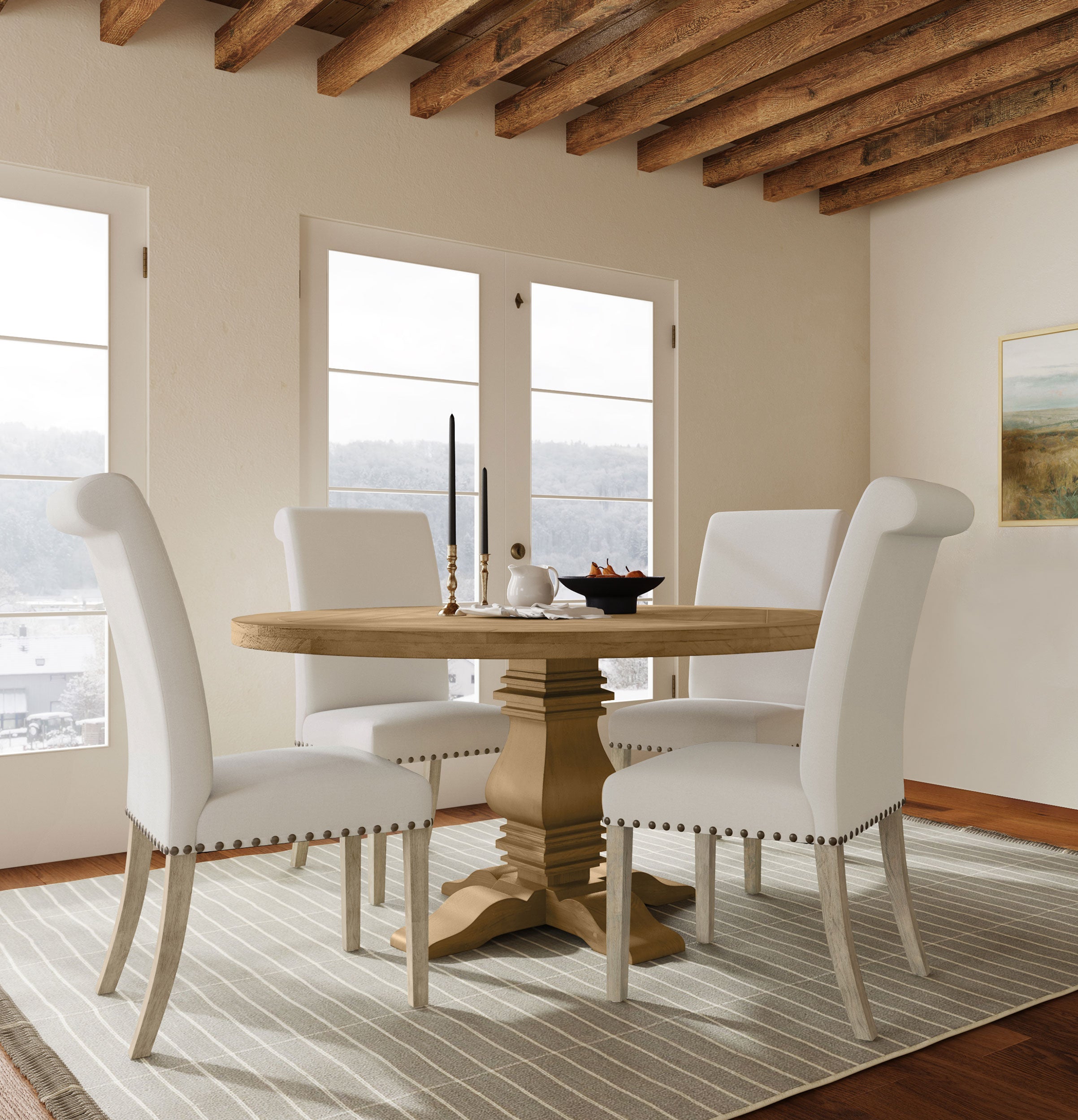 Florence 5 Pc Dining Set - Luxury Home Furniture (MI)