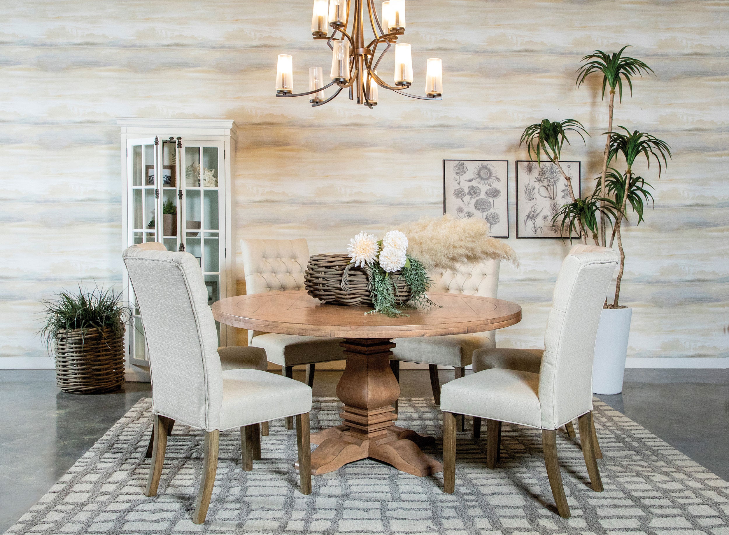 Florence 7 Pc Dining Set - Luxury Home Furniture (MI)