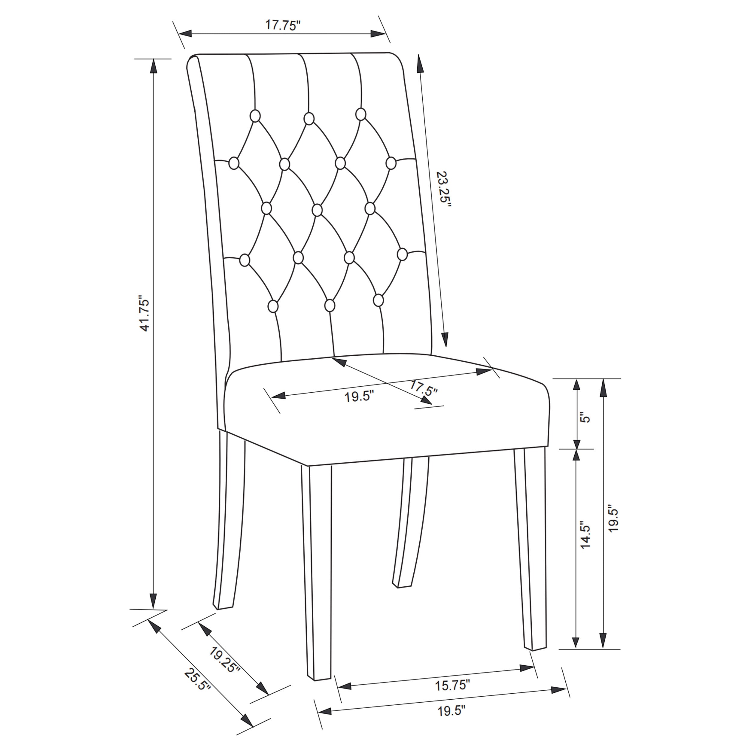 Florence 7 Pc Dining Set - Luxury Home Furniture (MI)