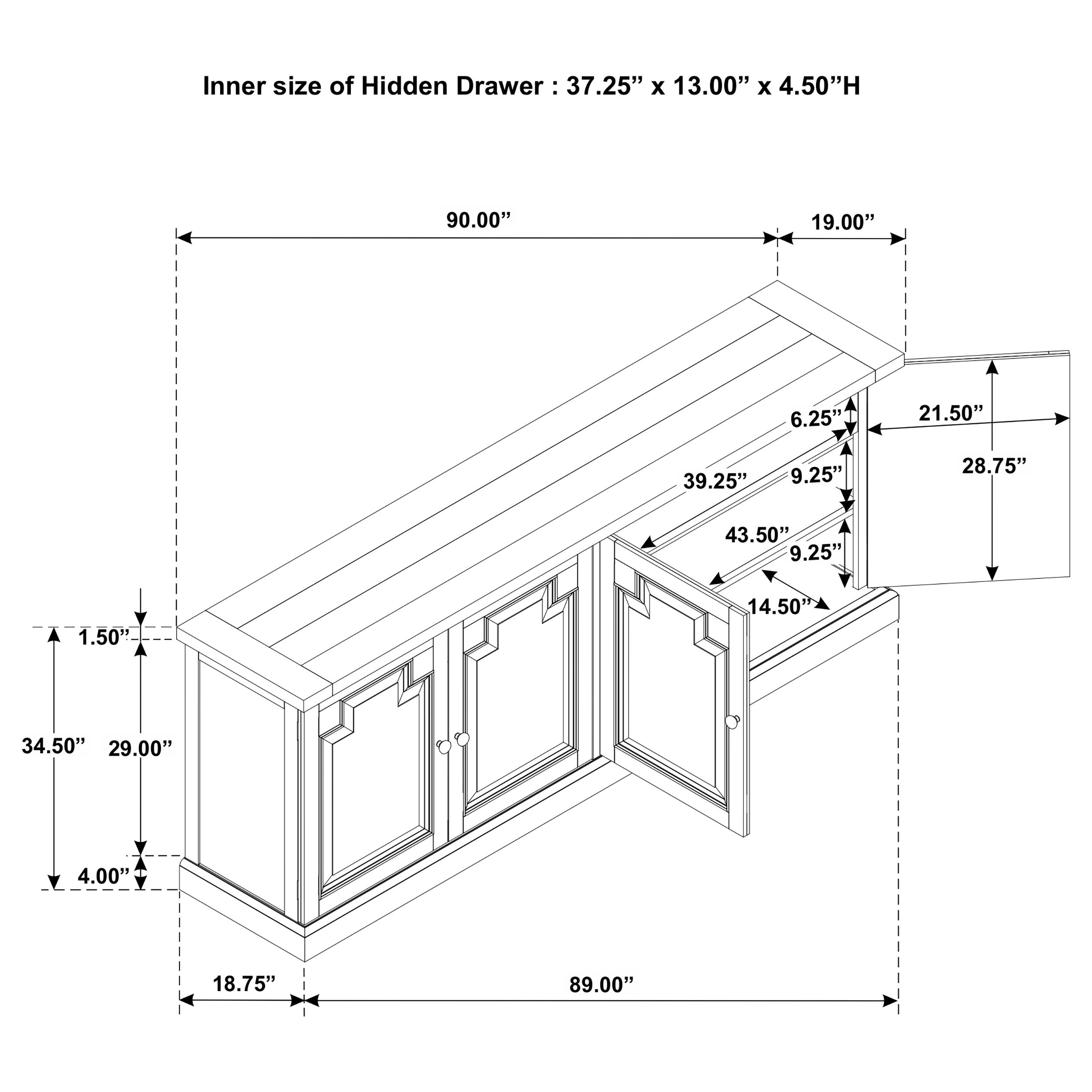 Florence Sideboard - Luxury Home Furniture (MI)