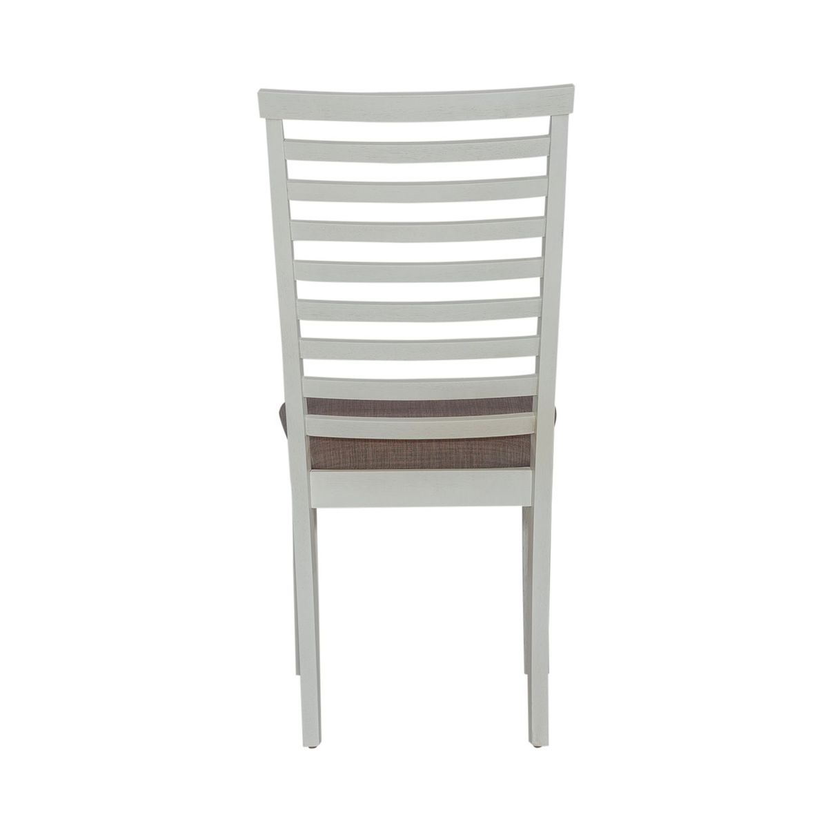 Liberty Furniture Brook Bay Uph Ladder Back Side Chair (Set of 2) in Textured White - Luxury Home Furniture (MI)