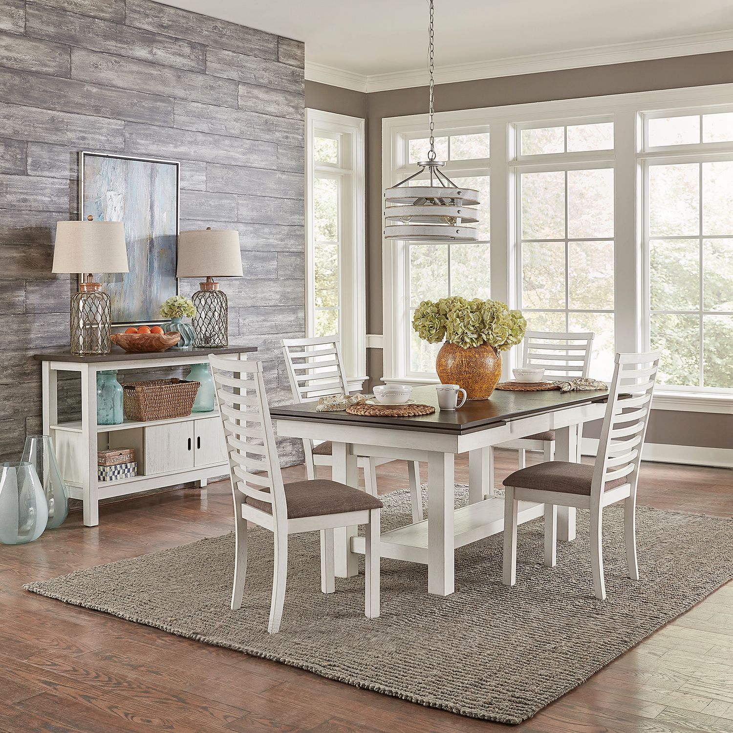 Brook Bay 5 Piece Trestle Table Set image