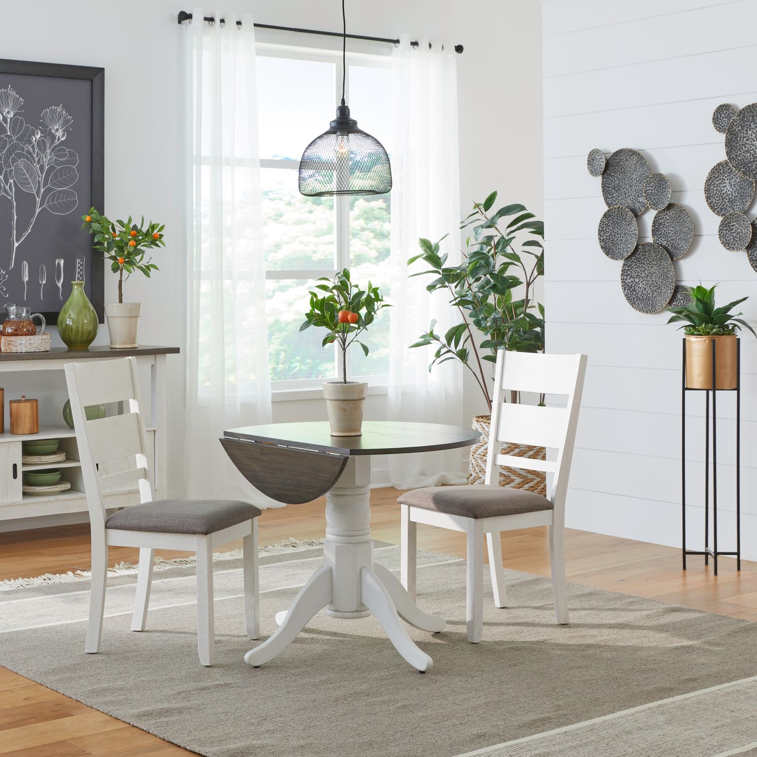 Brook Bay Opt 3 Piece Drop Leaf Table Set image