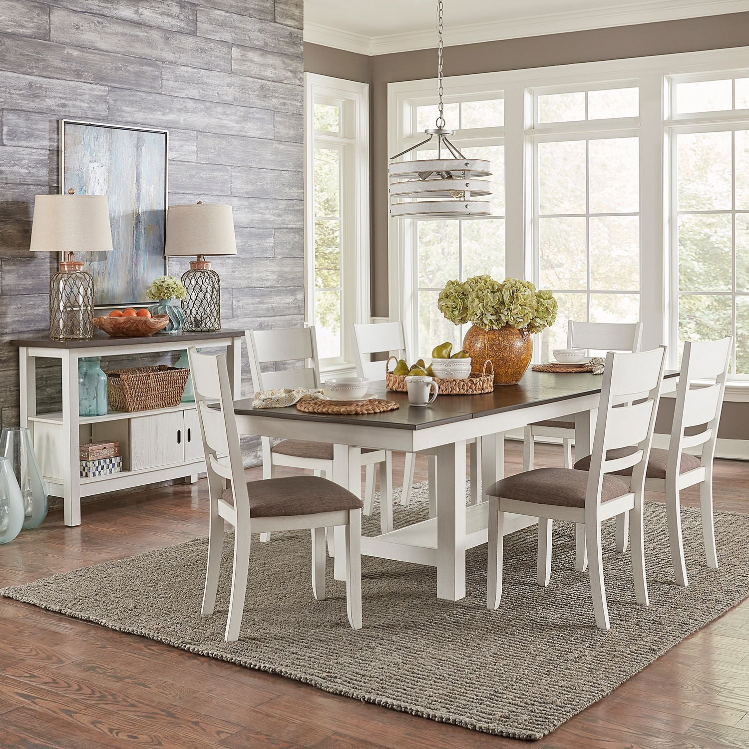 Brook Bay Optional 7 Piece Trestle Table Set image