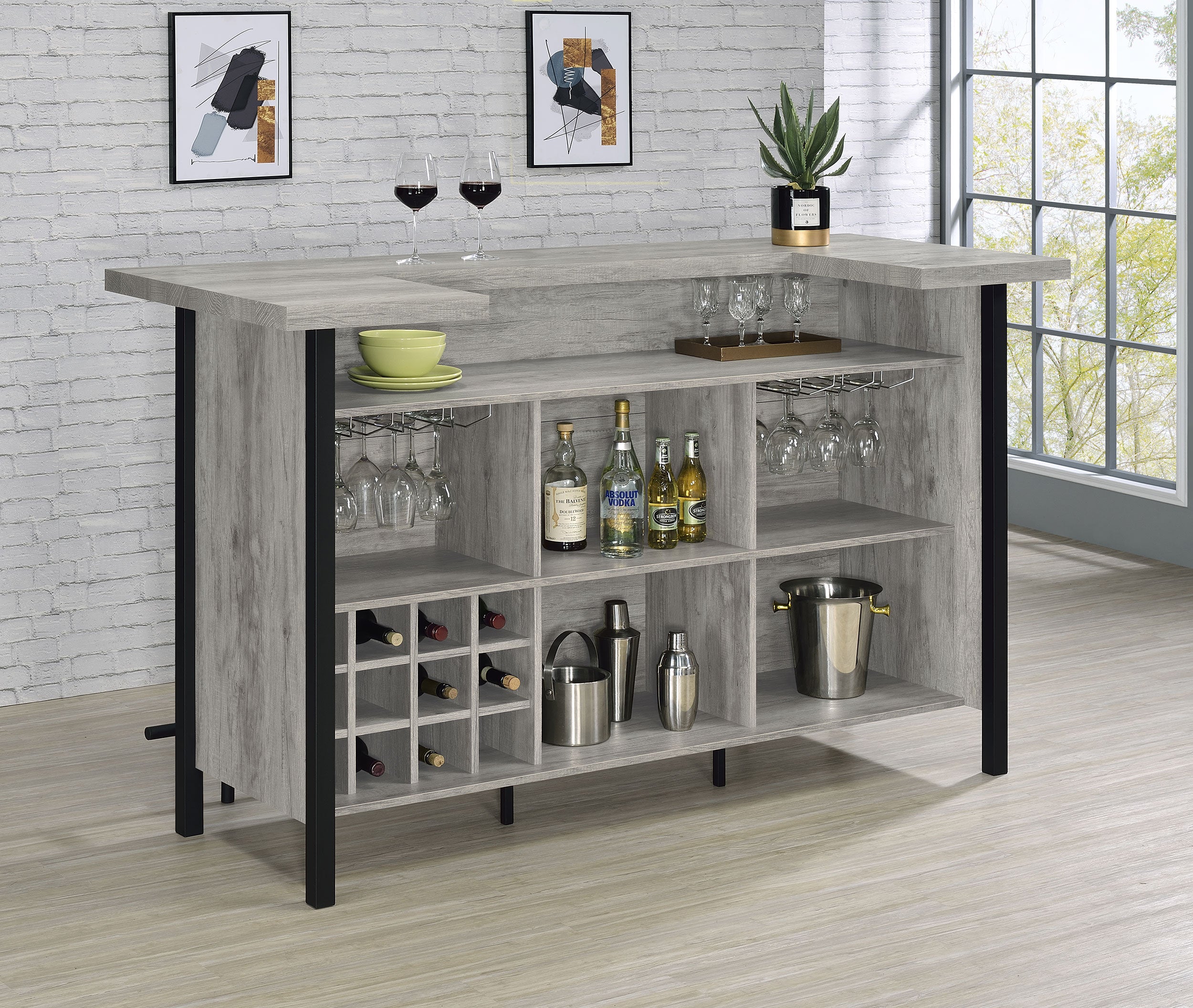 Bellemore Home Bar - Luxury Home Furniture (MI)