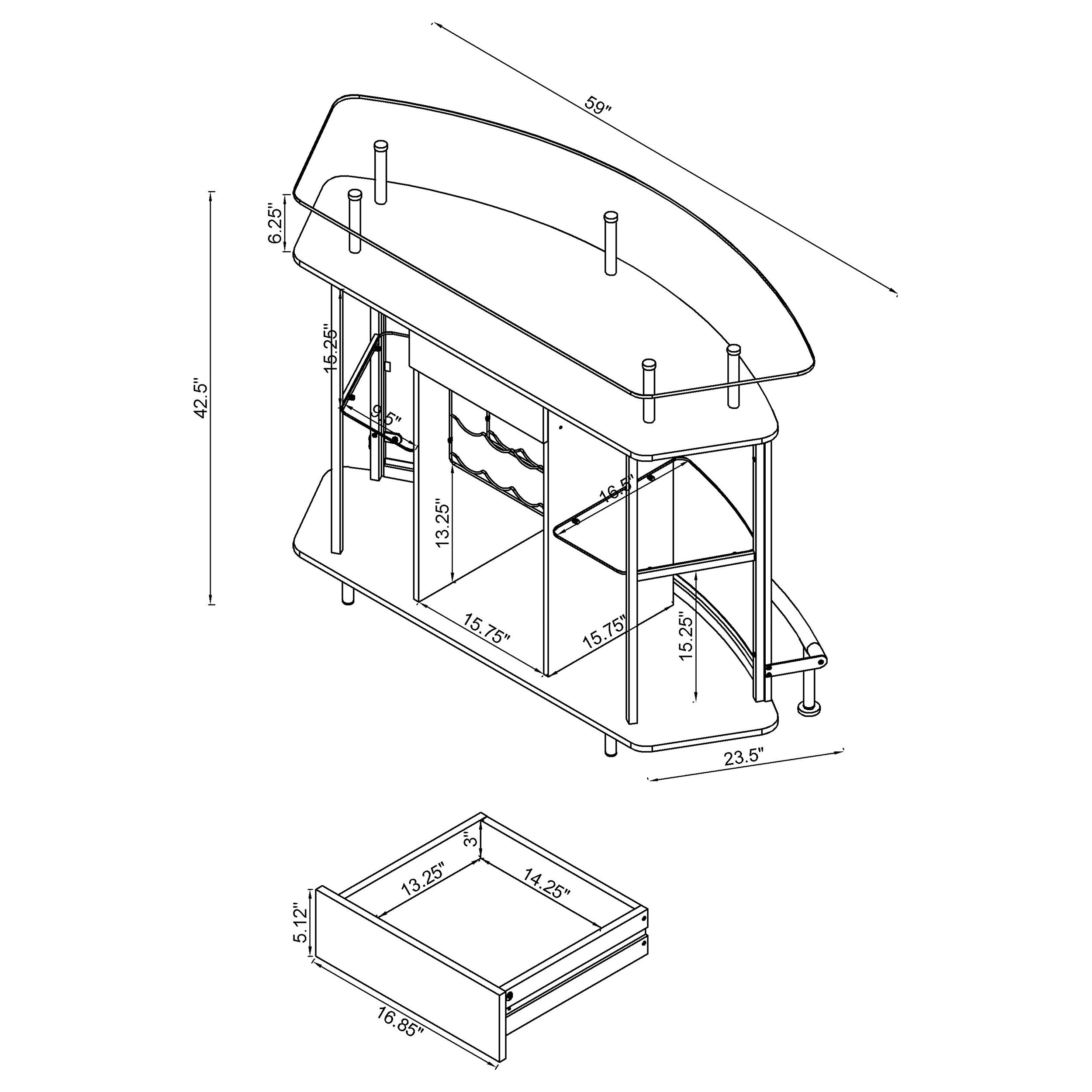 Gideon Home Bar - Luxury Home Furniture (MI)