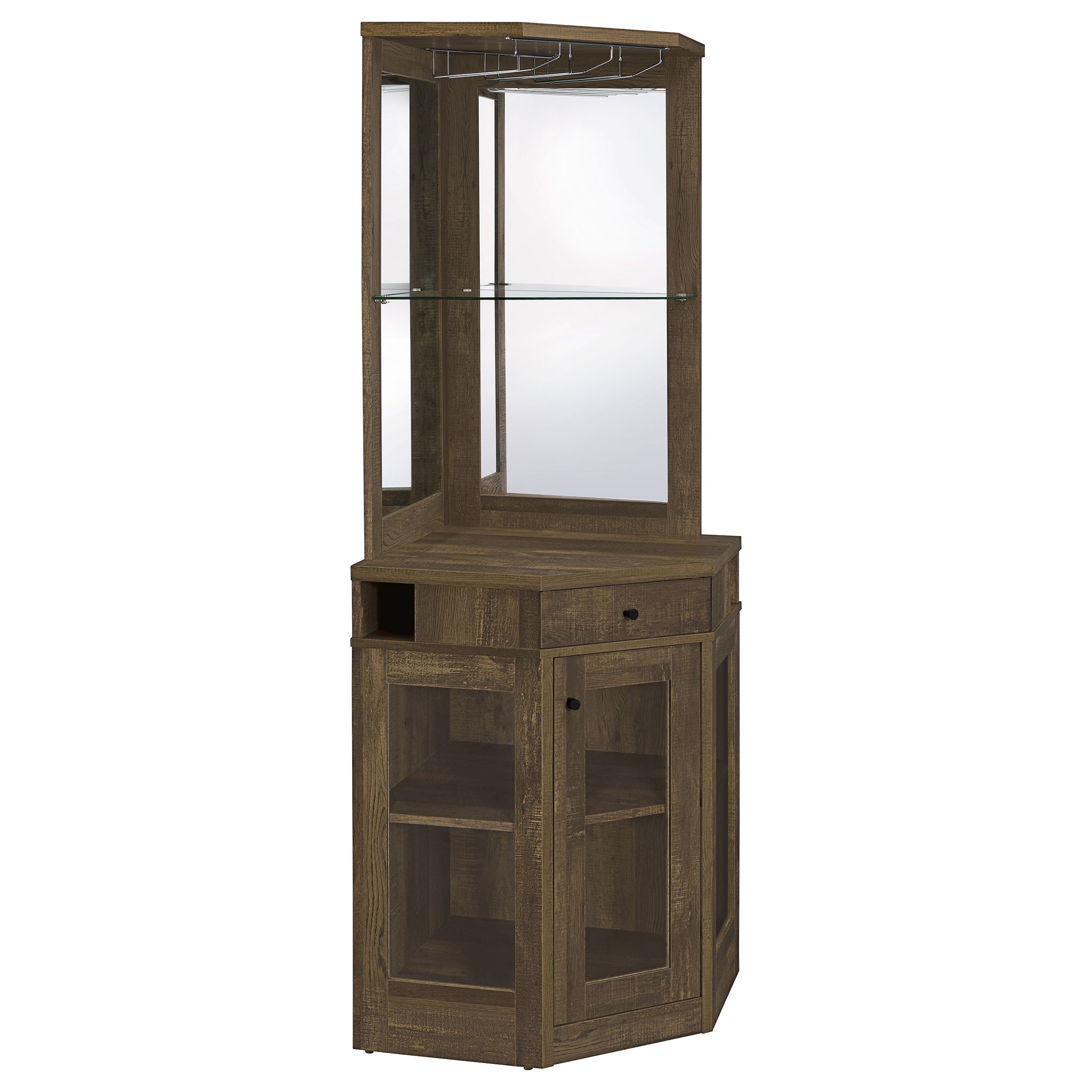 Alviso Corner Bar Cabinet - Luxury Home Furniture (MI)