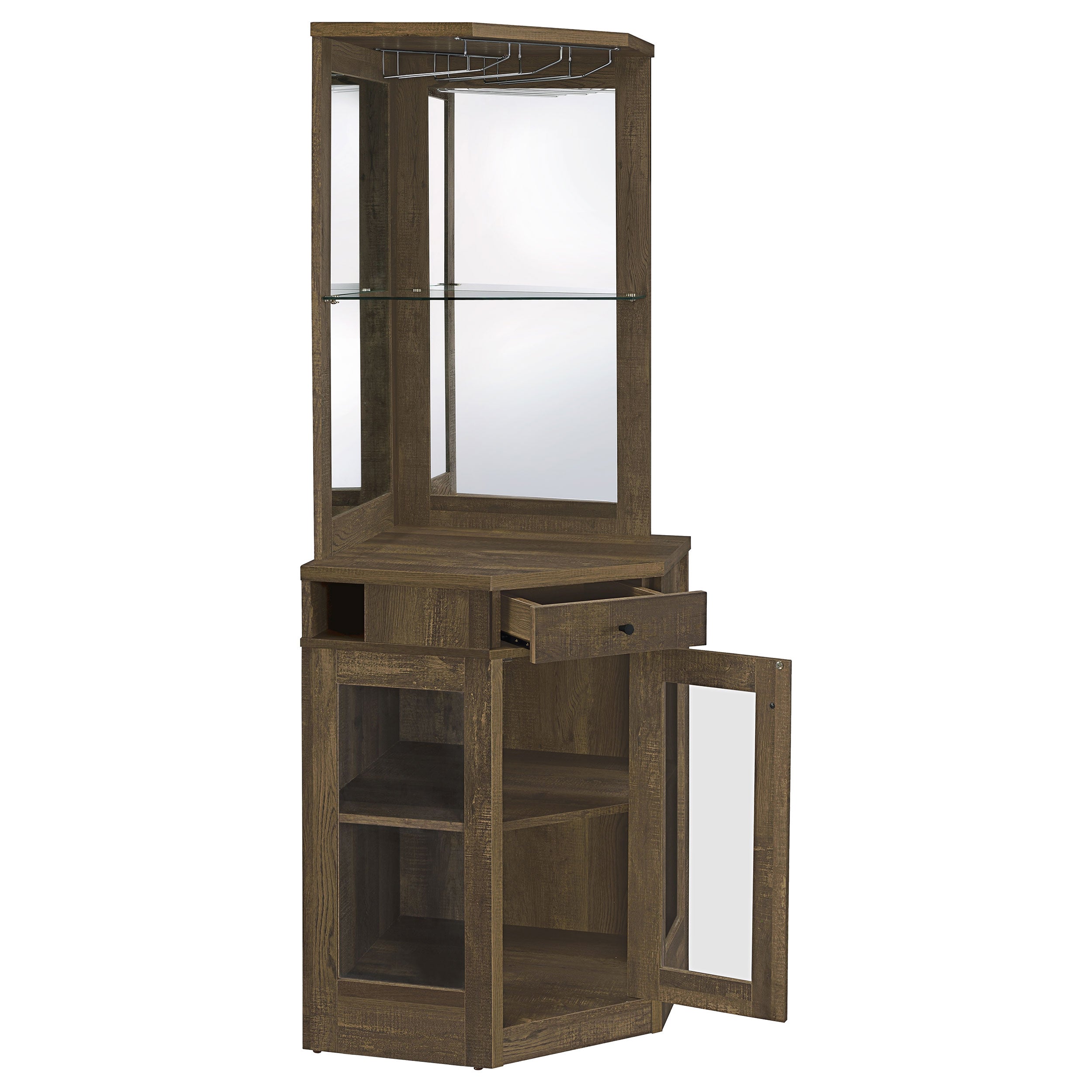 Alviso Corner Bar Cabinet - Luxury Home Furniture (MI)