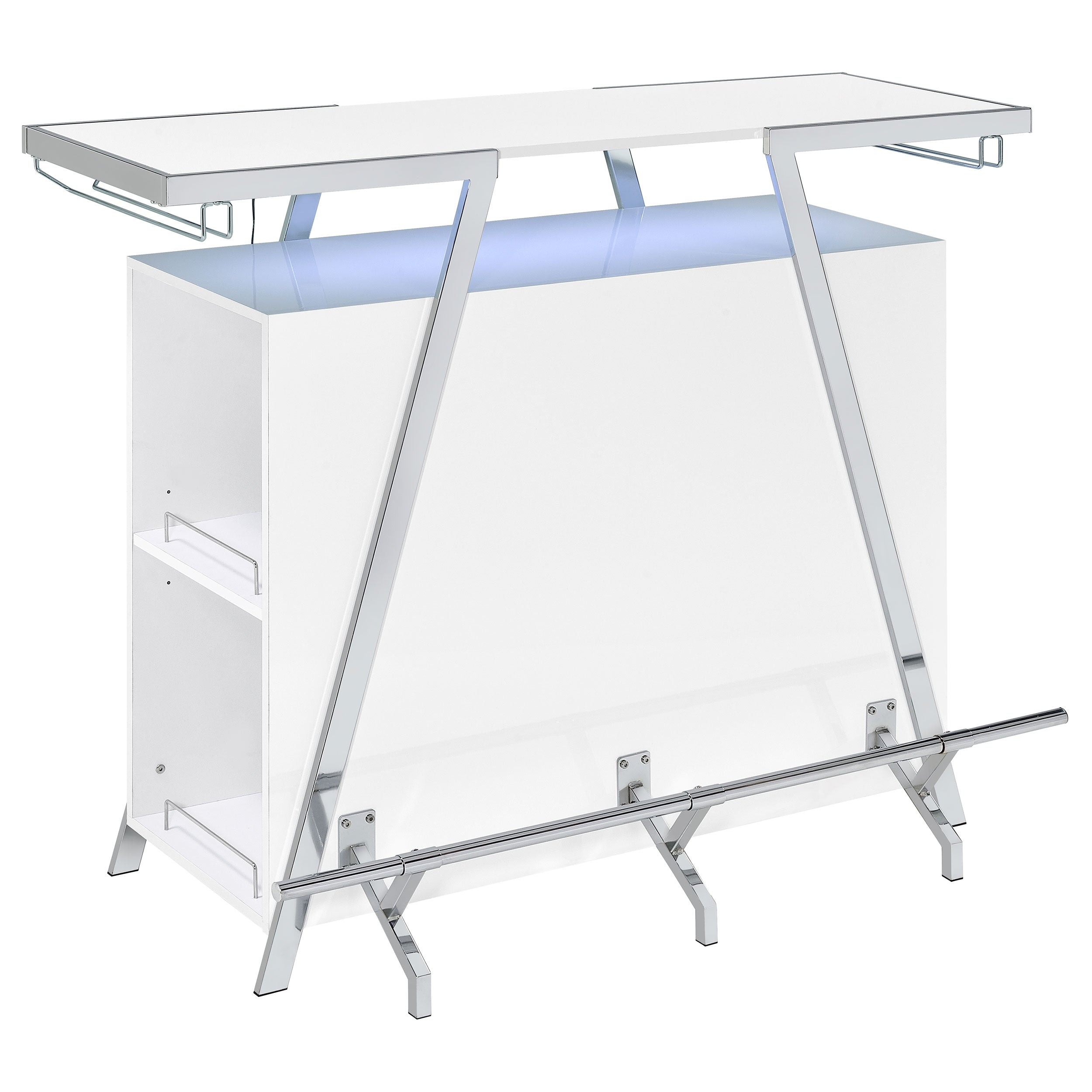 Araceli Home Bar with LED Lighting - Luxury Home Furniture (MI)
