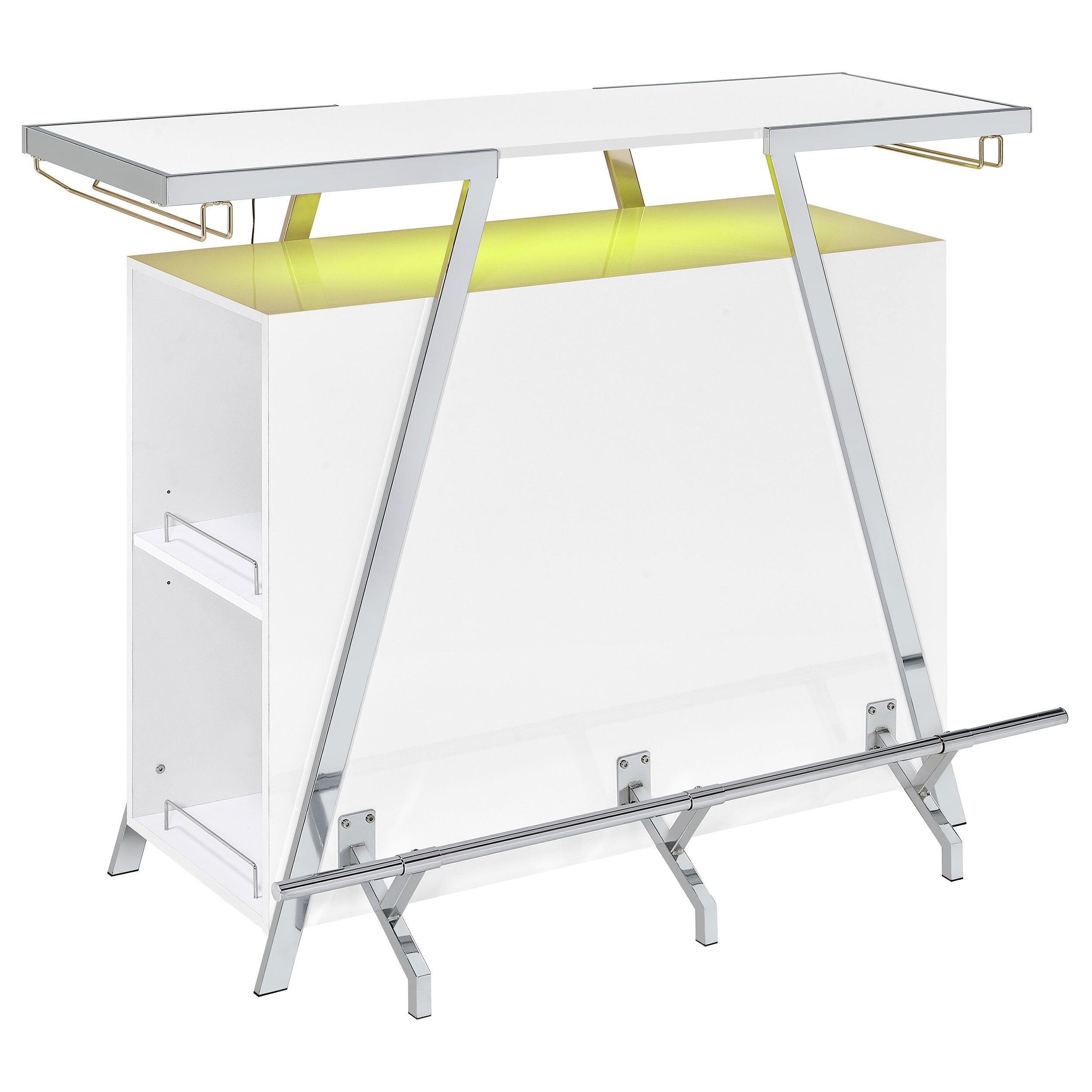 Araceli Home Bar with LED Lighting - Luxury Home Furniture (MI)