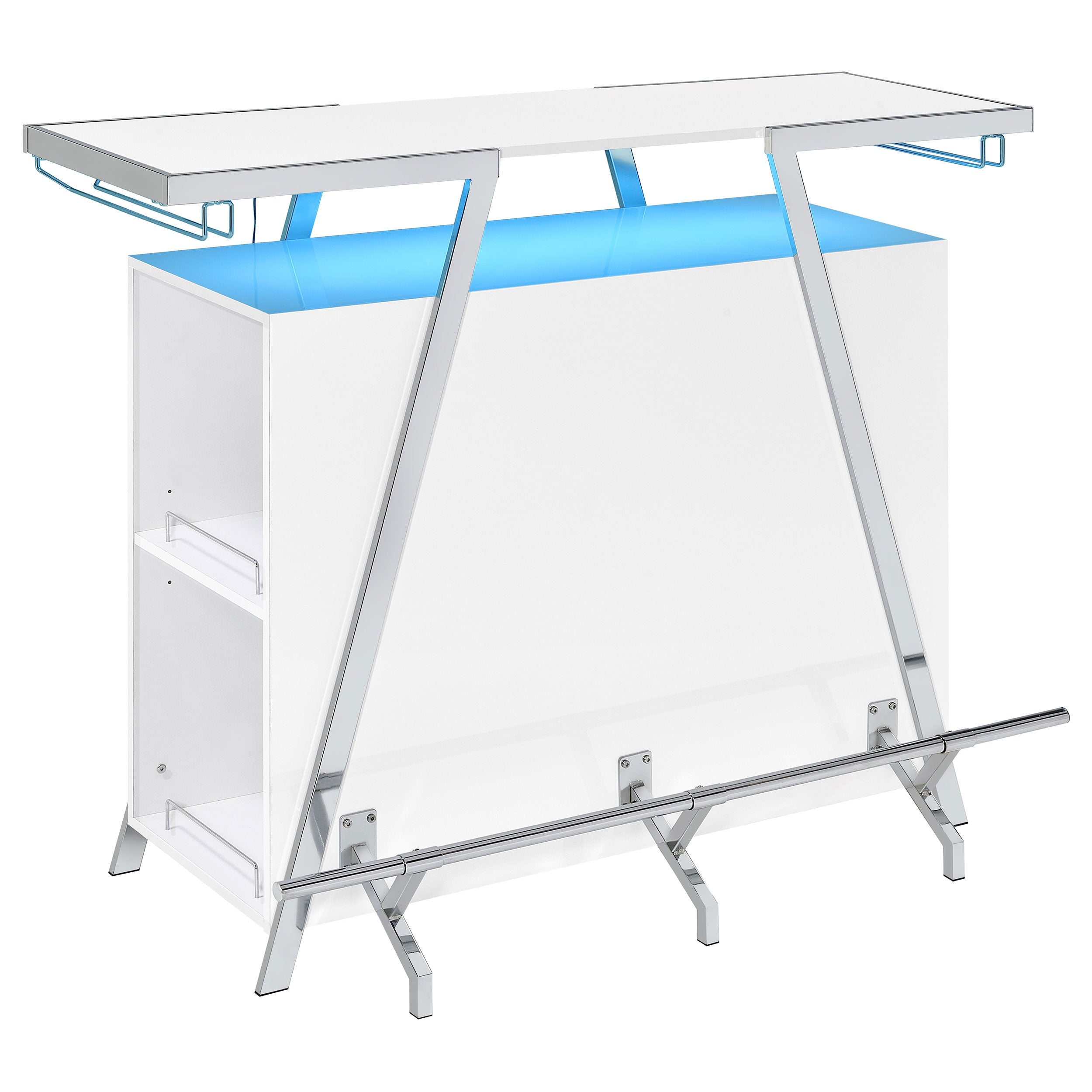 Araceli Home Bar with LED Lighting - Luxury Home Furniture (MI)