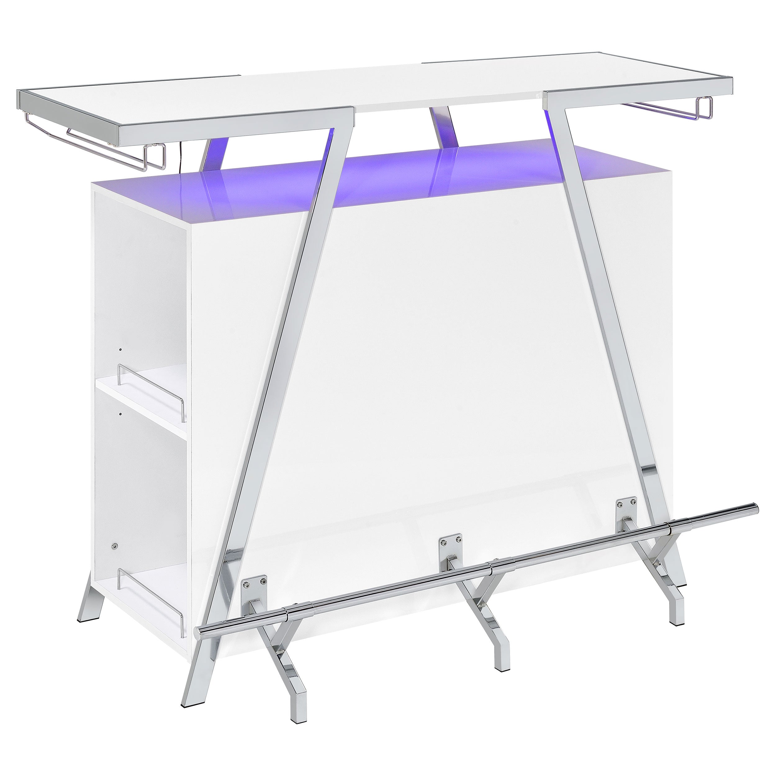 Araceli Home Bar with LED Lighting - Luxury Home Furniture (MI)