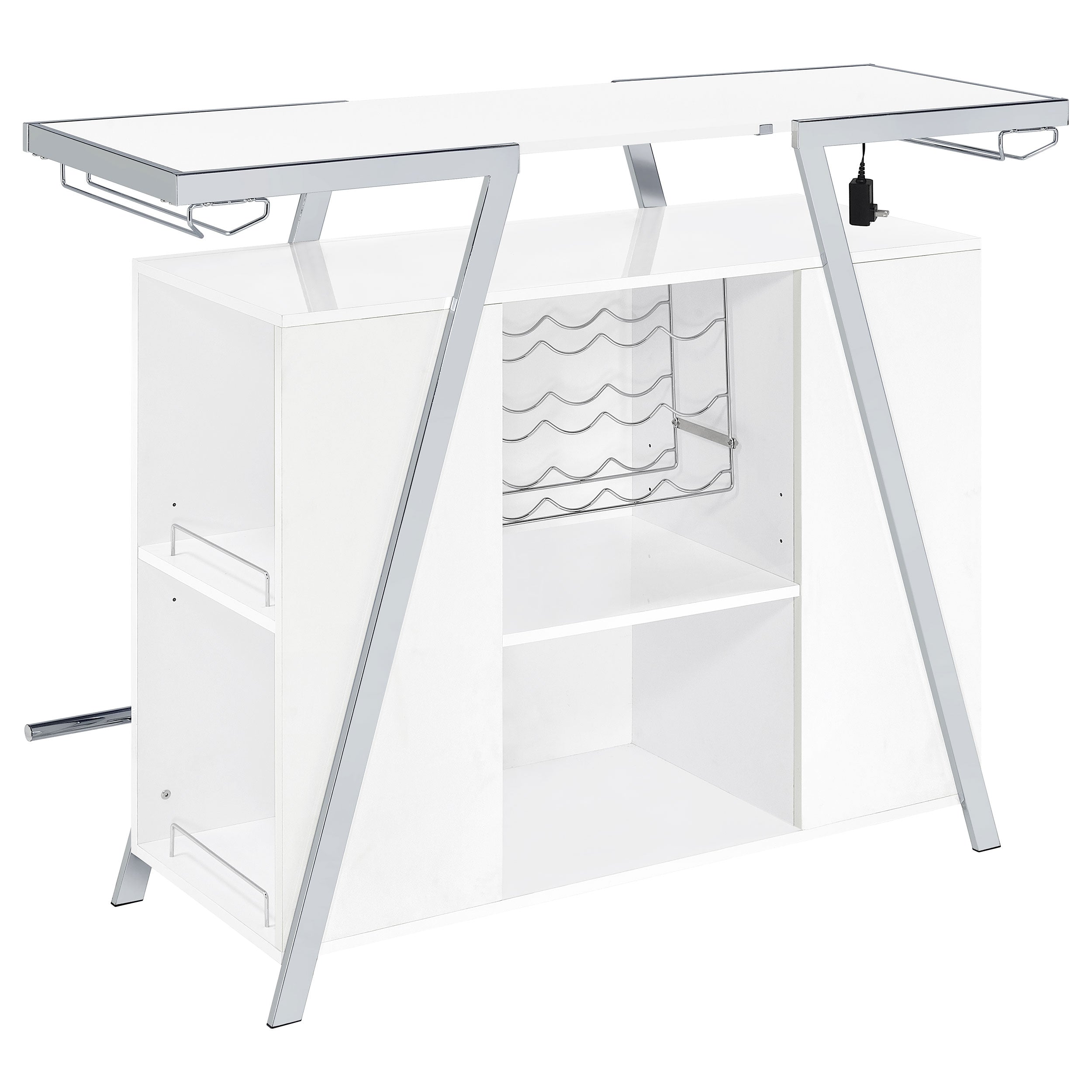 Araceli Home Bar with LED Lighting - Luxury Home Furniture (MI)