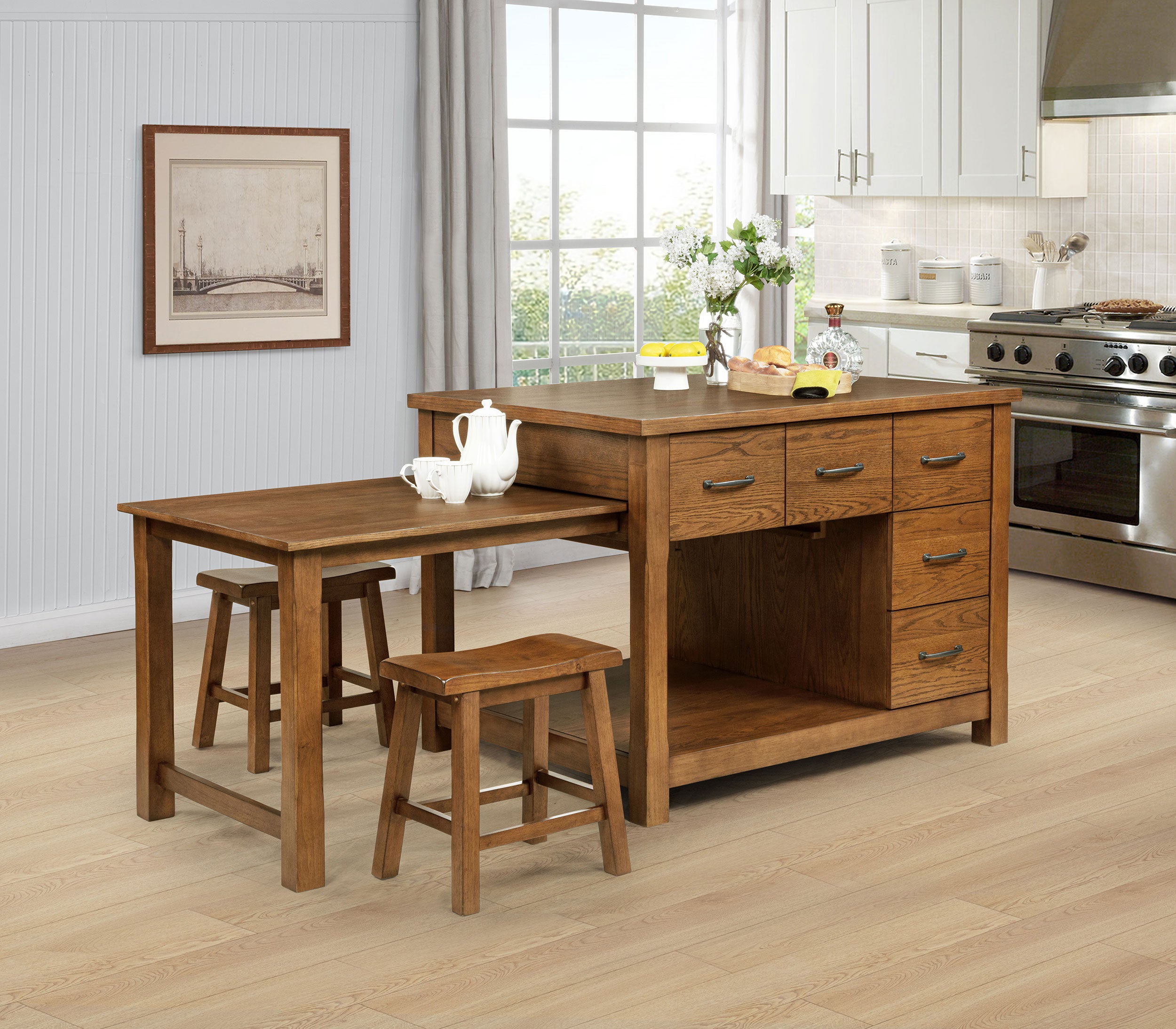 Mayfair Kitchen Island Set - Luxury Home Furniture (MI)